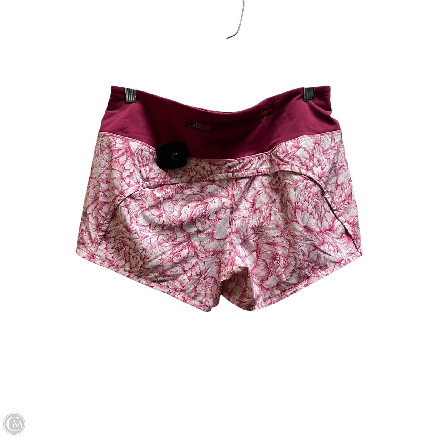 Athletic Shorts By Lululemon In Pink, Size: 6