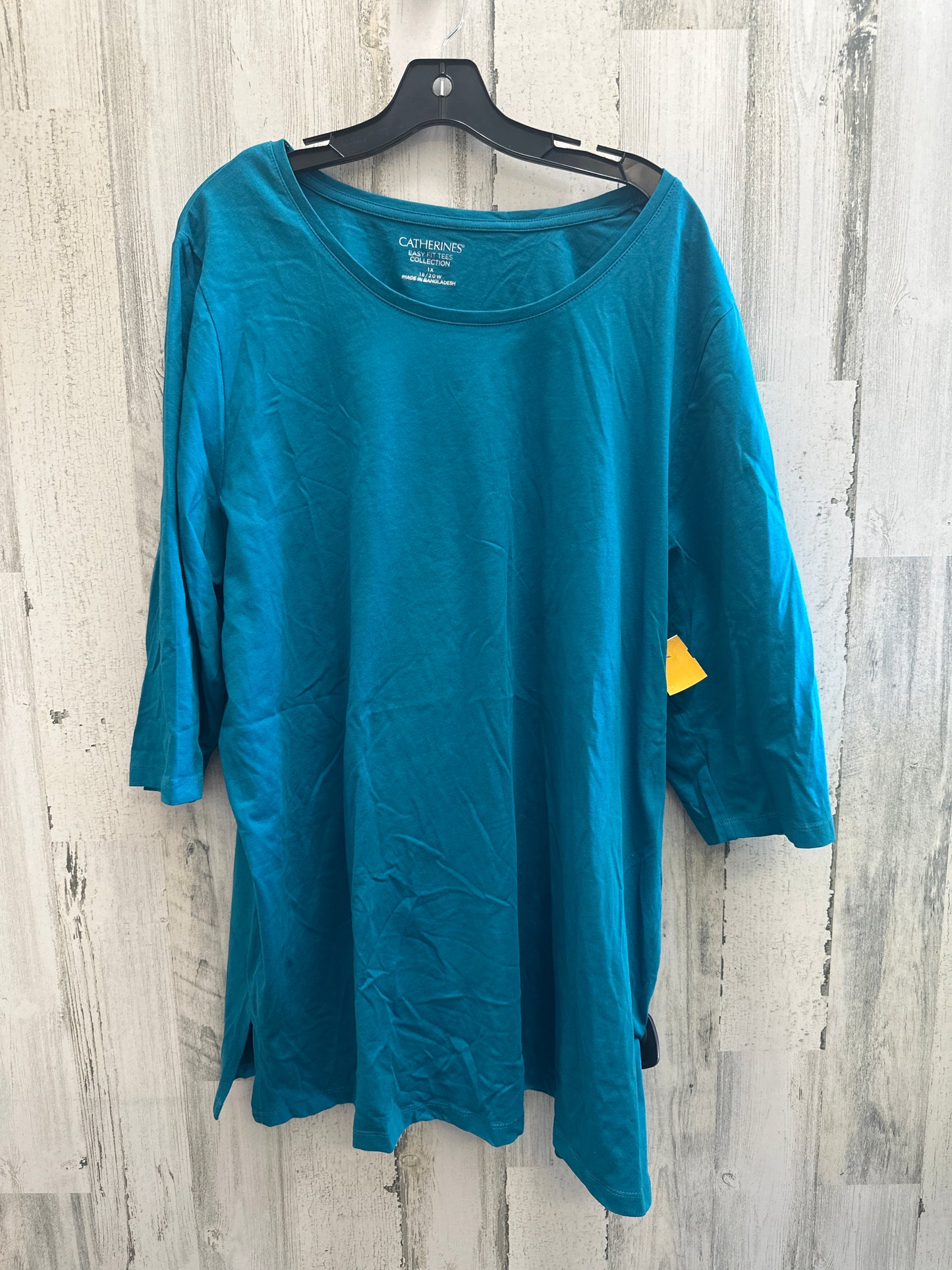Top Short Sleeve By Catherines Size: 1x