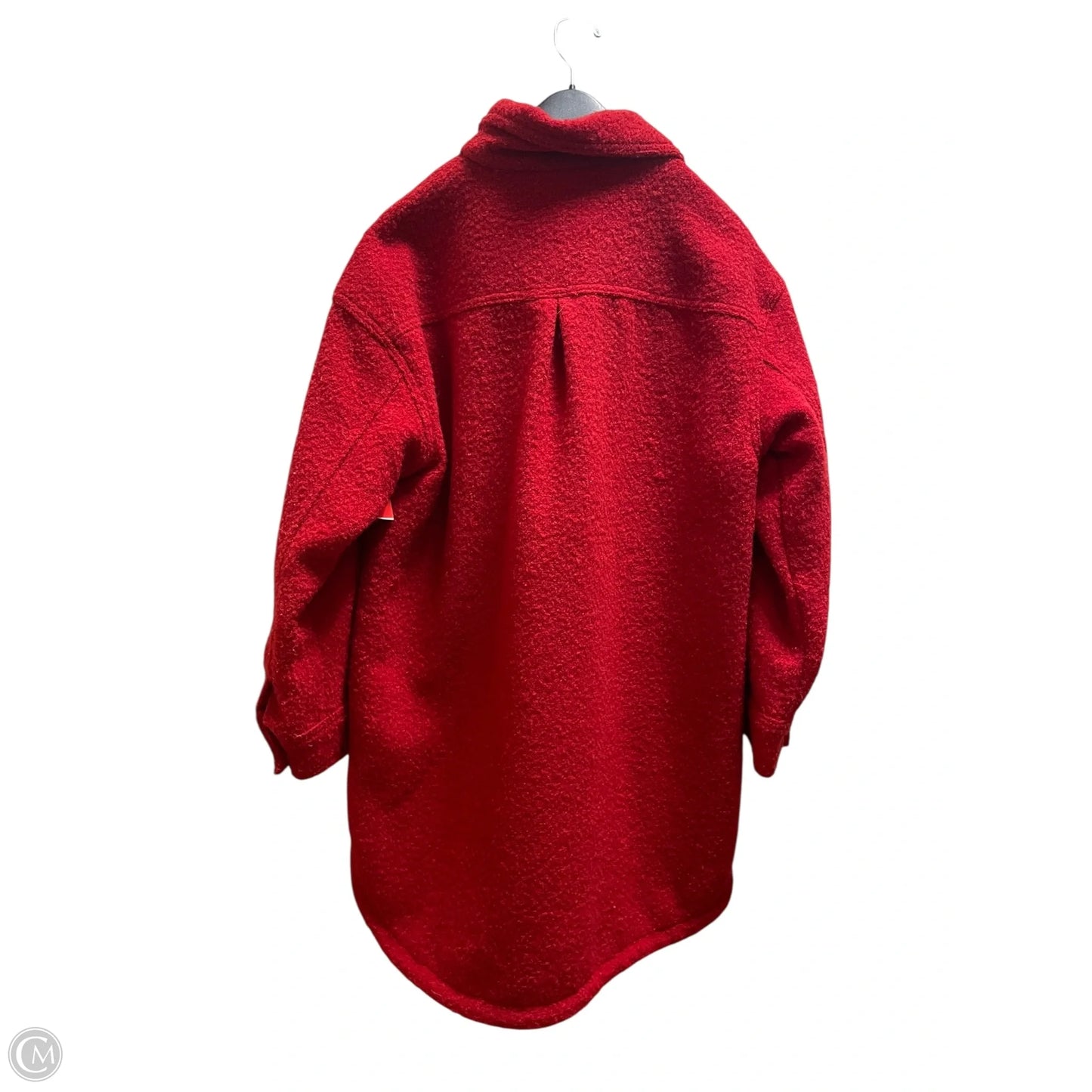 Coat Peacoat By Old Navy In Red, Size: M