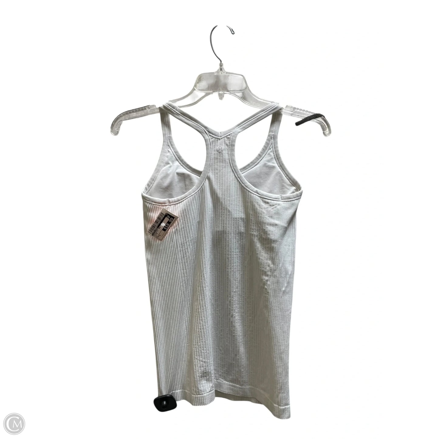 Athletic Tank Top By Lululemon In White, Size: S