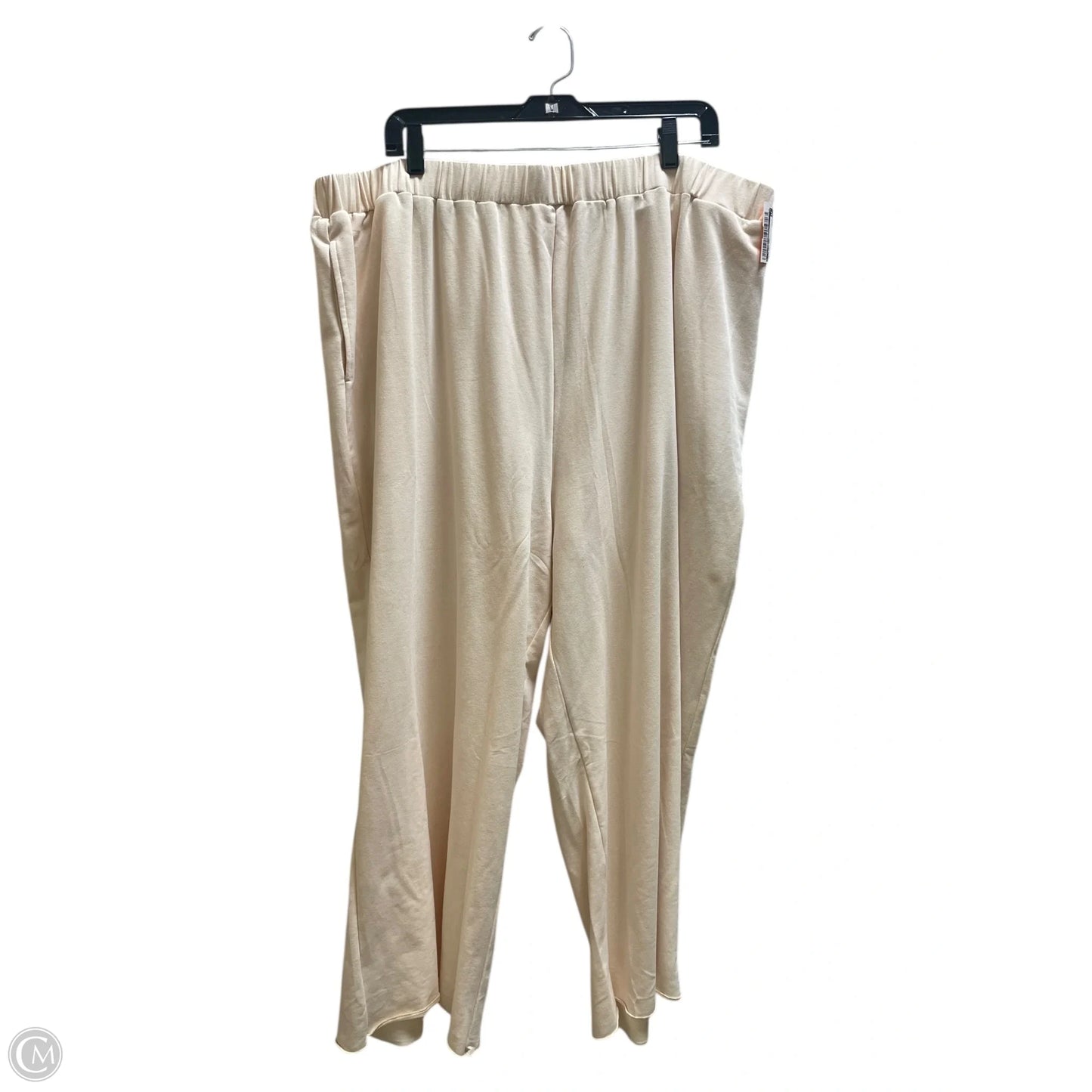 Pants Set 2pc By Clothes Mentor In Tan, Size: 4x