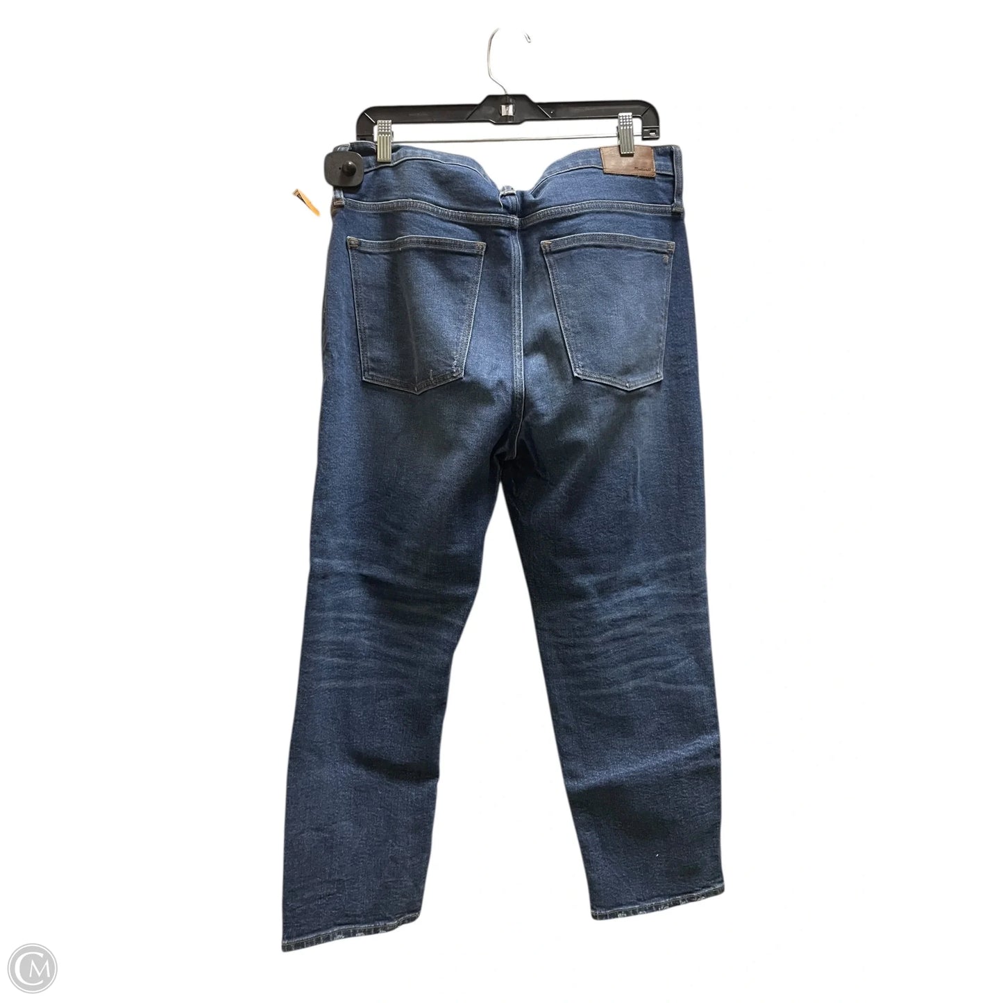 Jeans Straight By Madewell In Blue Denim, Size: 14