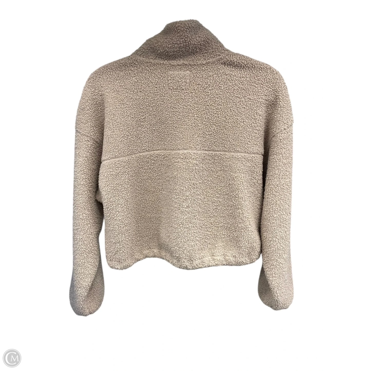 Sweatshirt Collar By Abercrombie And Fitch In Tan, Size: Xs