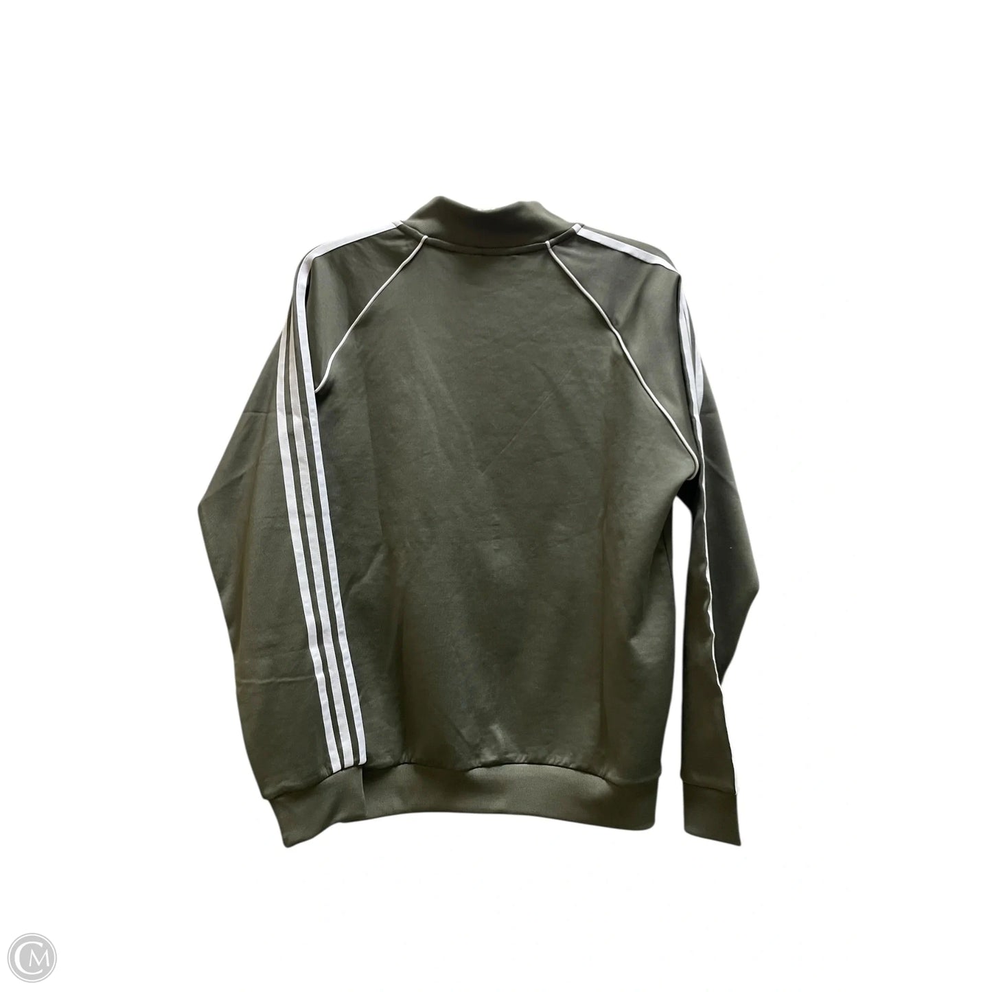 Athletic Jacket By Adidas In Green, Size: L