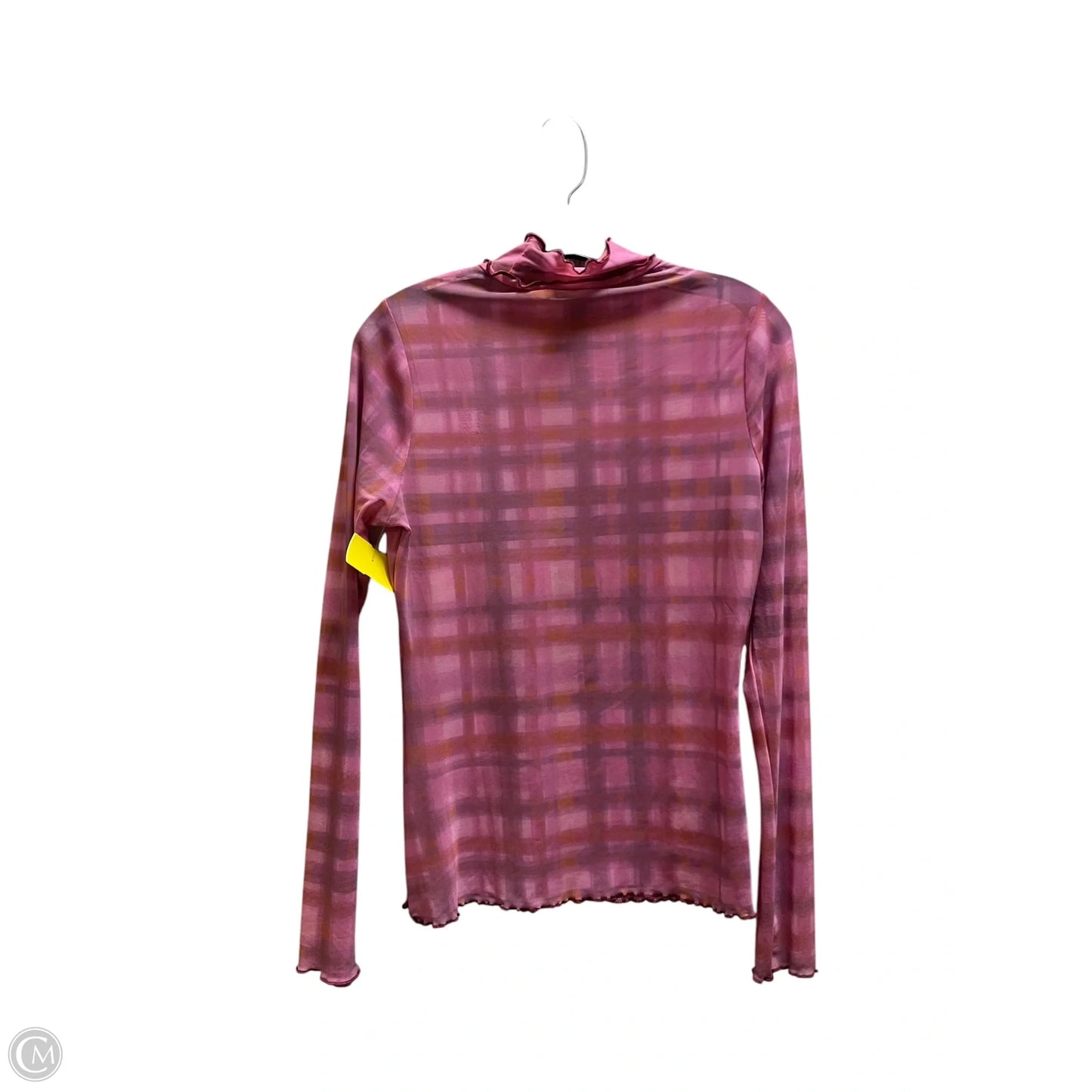 Top Long Sleeve By Pilcro In Pink, Size: M