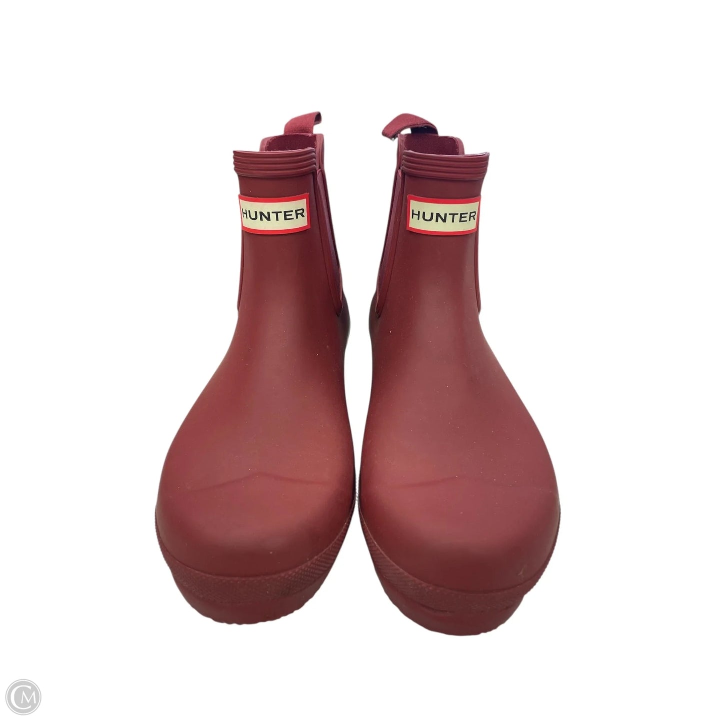 Boots Ankle Flats By Hunter In Red, Size: 9