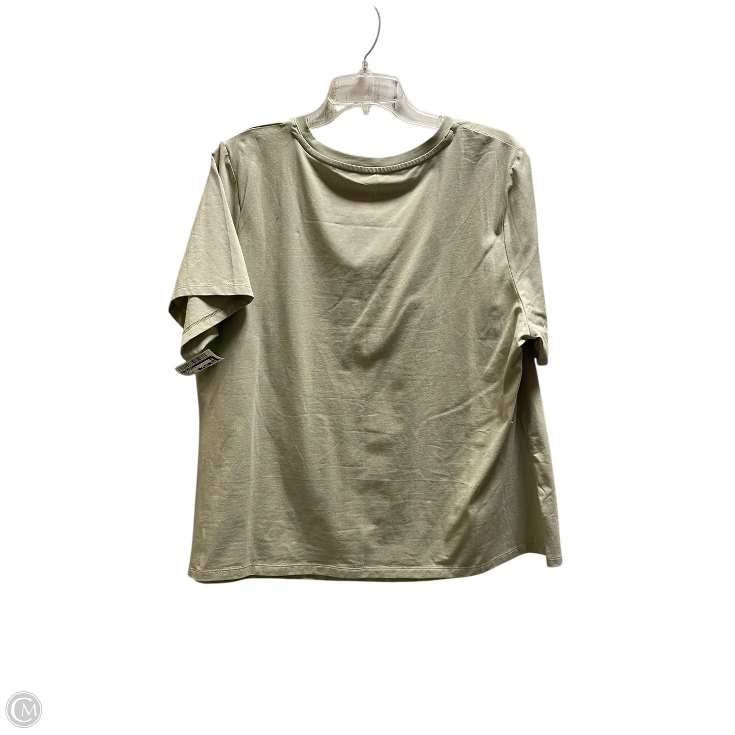 Top Short Sleeve Basic By A New Day In Green, Size: Xxl