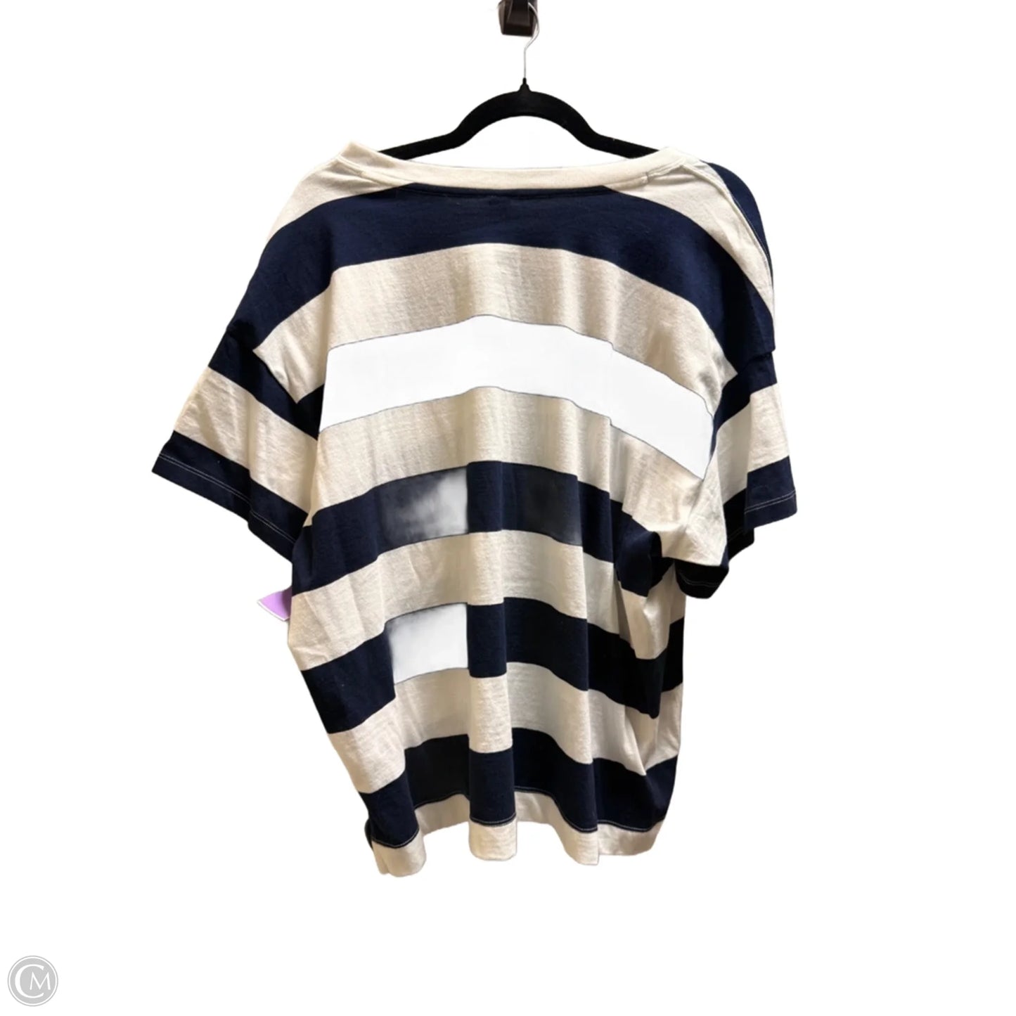 Top Short Sleeve By Old Navy In Blue, Size: Xl