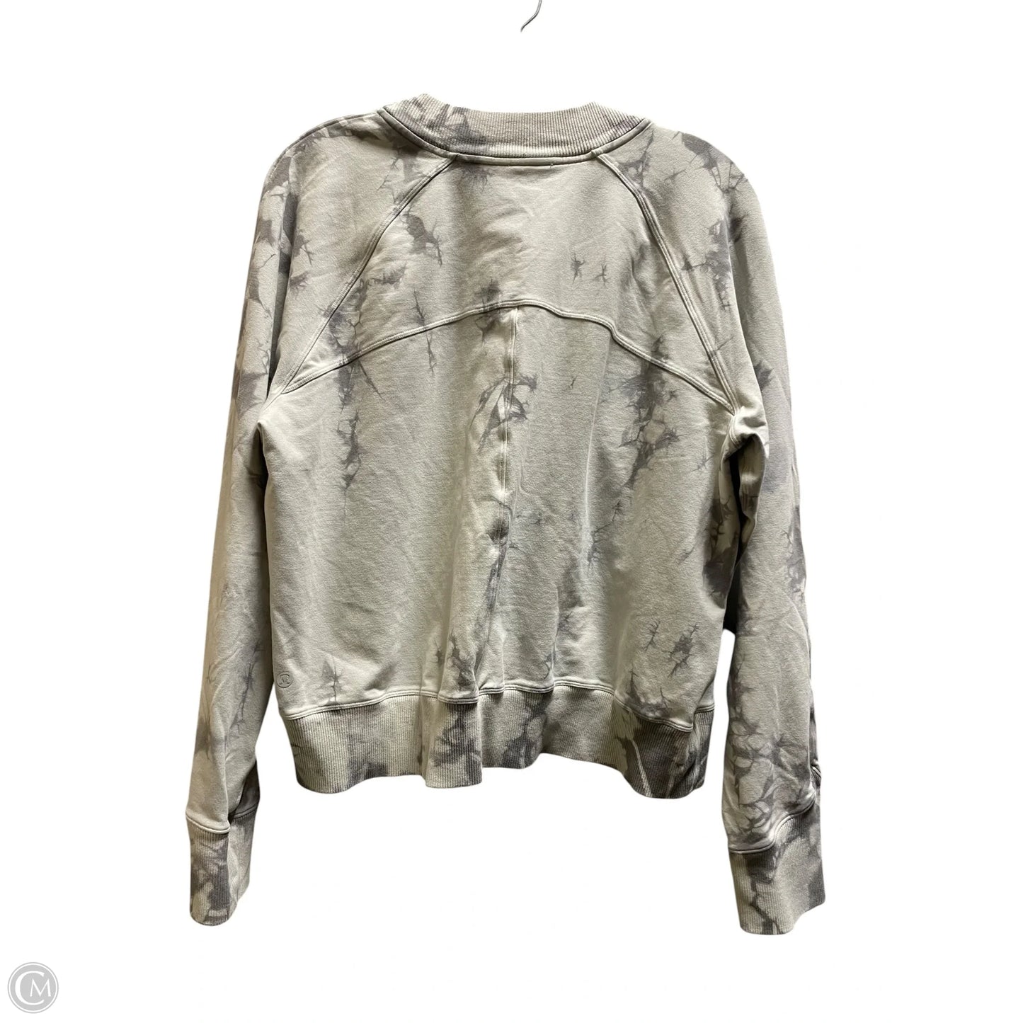 Athletic Sweatshirt Collar By Lululemon In Grey, Size: S