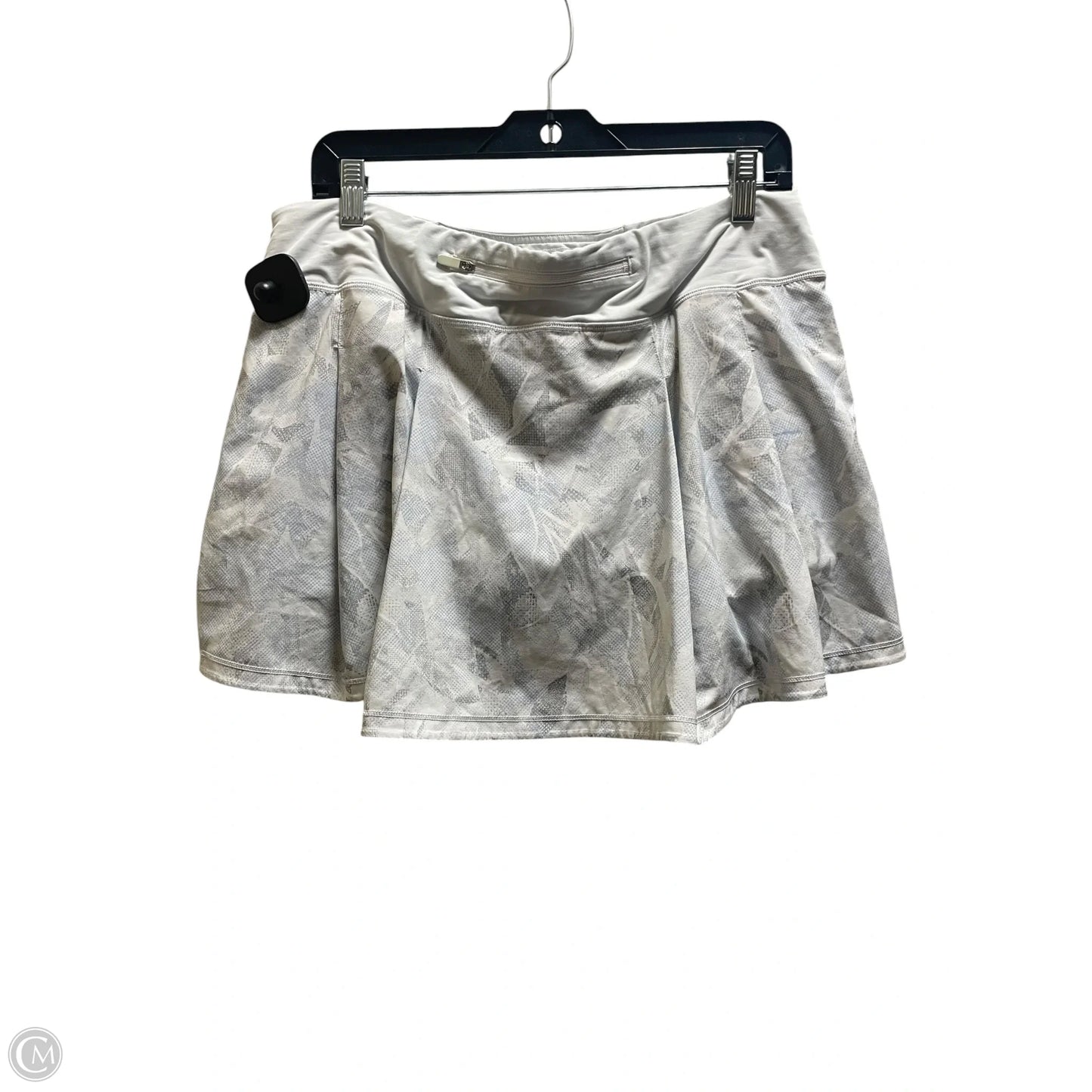 Athletic Skirt By Lululemon In Grey, Size: 10