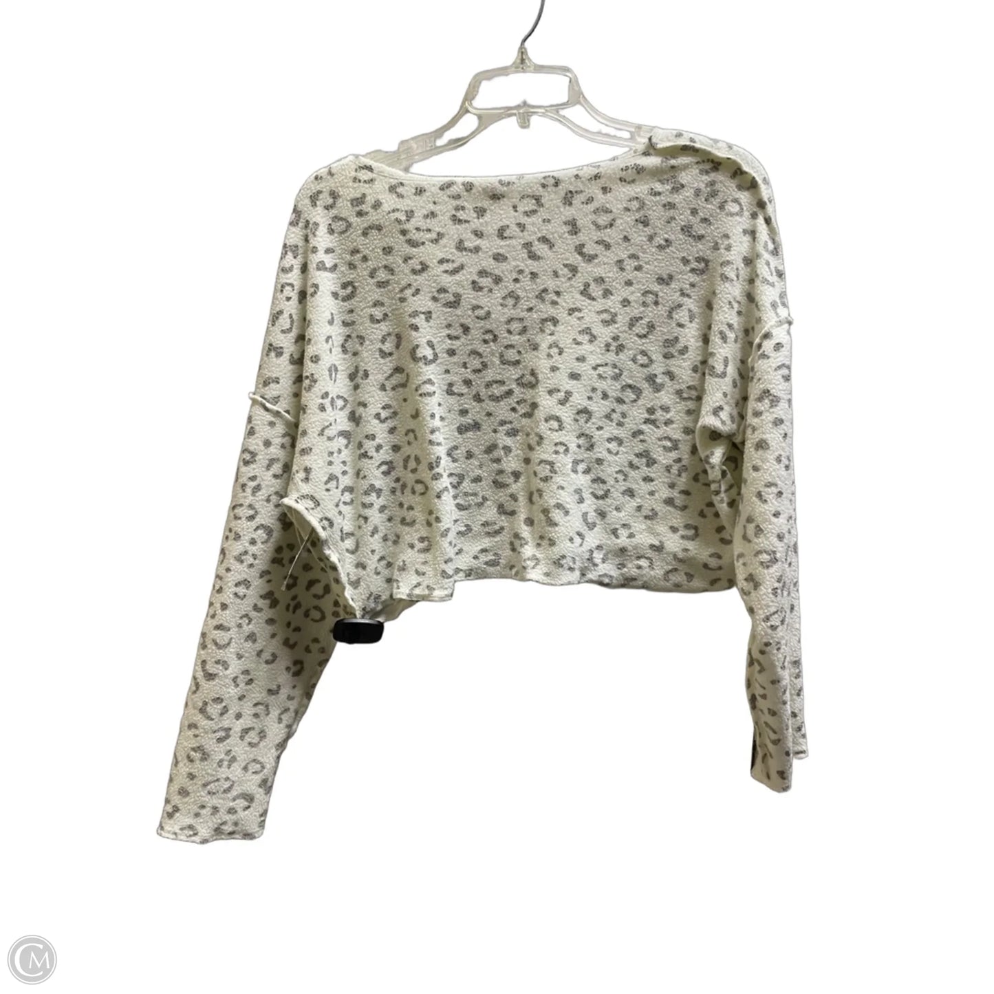 Top Long Sleeve By Free People In Animal Print, Size: Xs