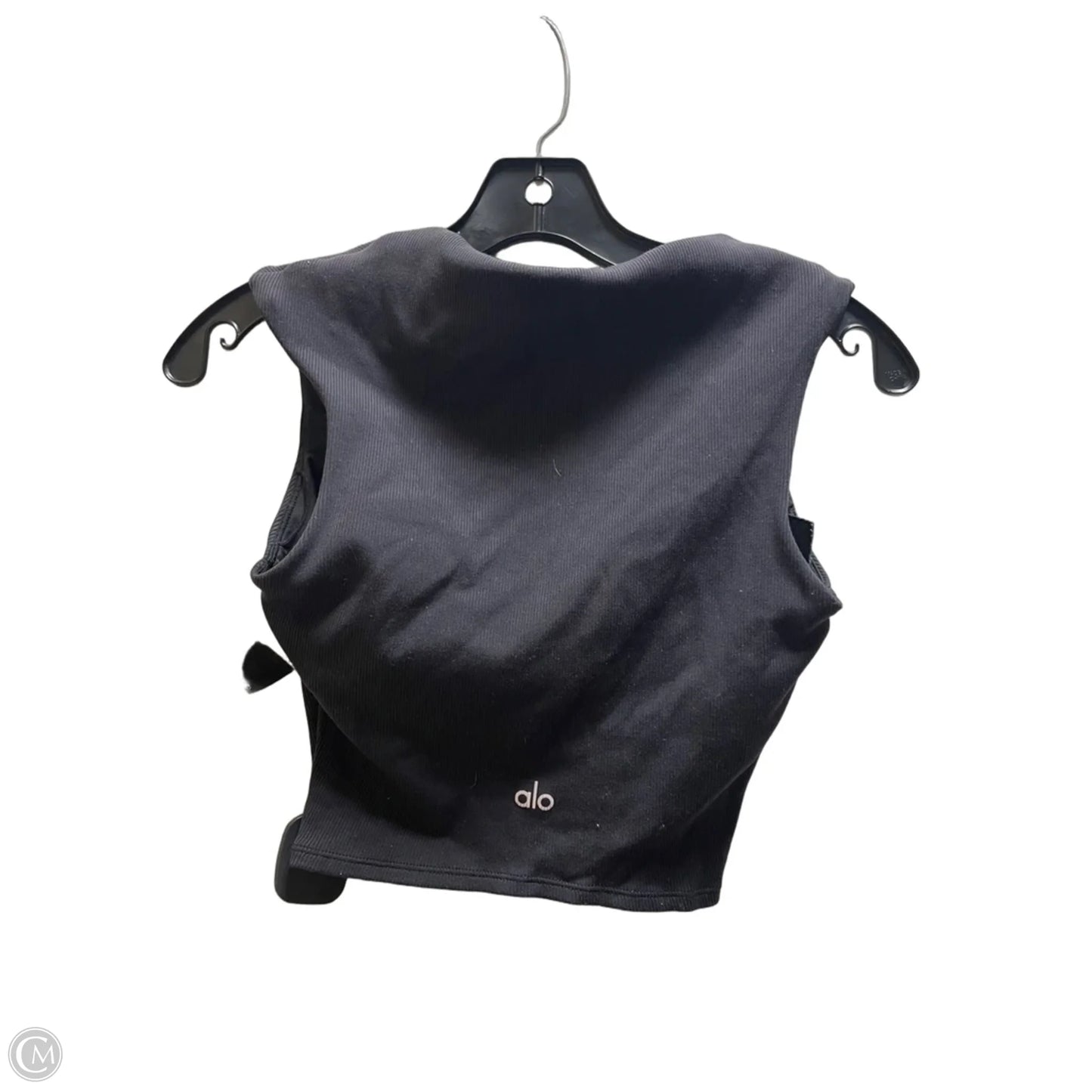 Athletic Top Short Sleeve By Alo In Black, Size: S