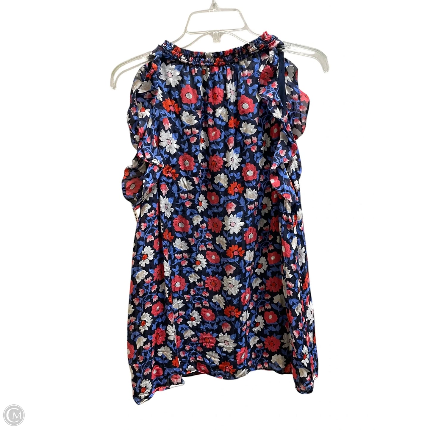 Top Sleeveless Designer By Kate Spade In Blue, Size: Xl