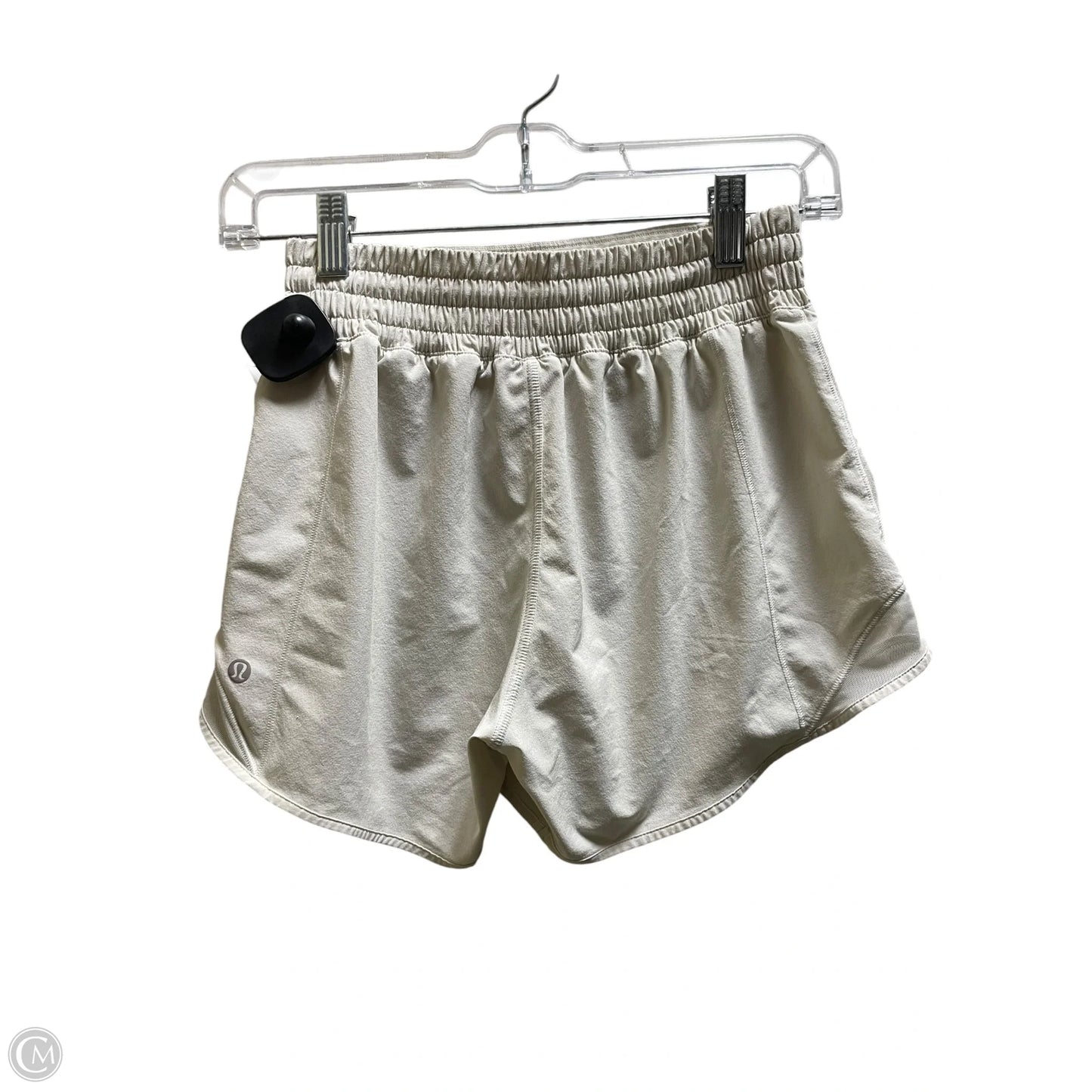 Athletic Shorts By Lululemon In Tan, Size: 2