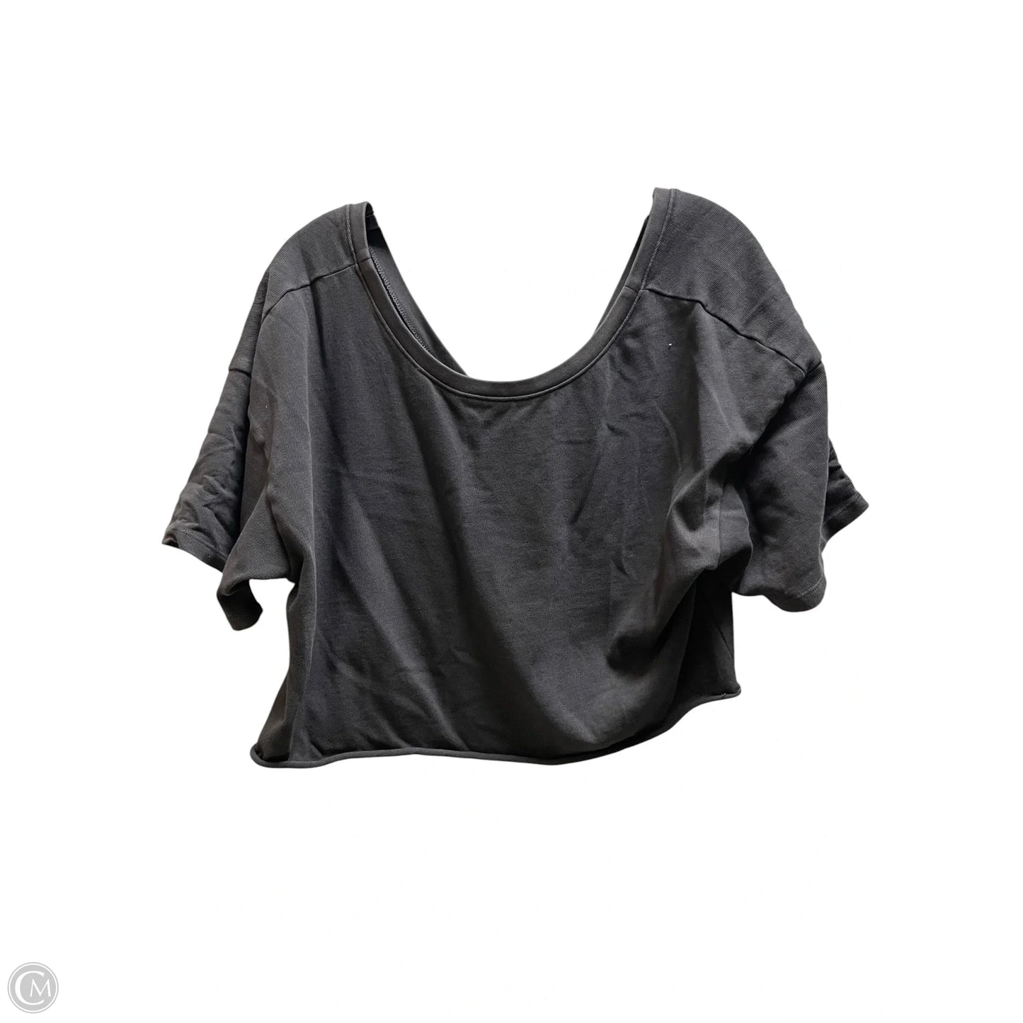 Top Short Sleeve By Aerie In Grey, Size: Xl