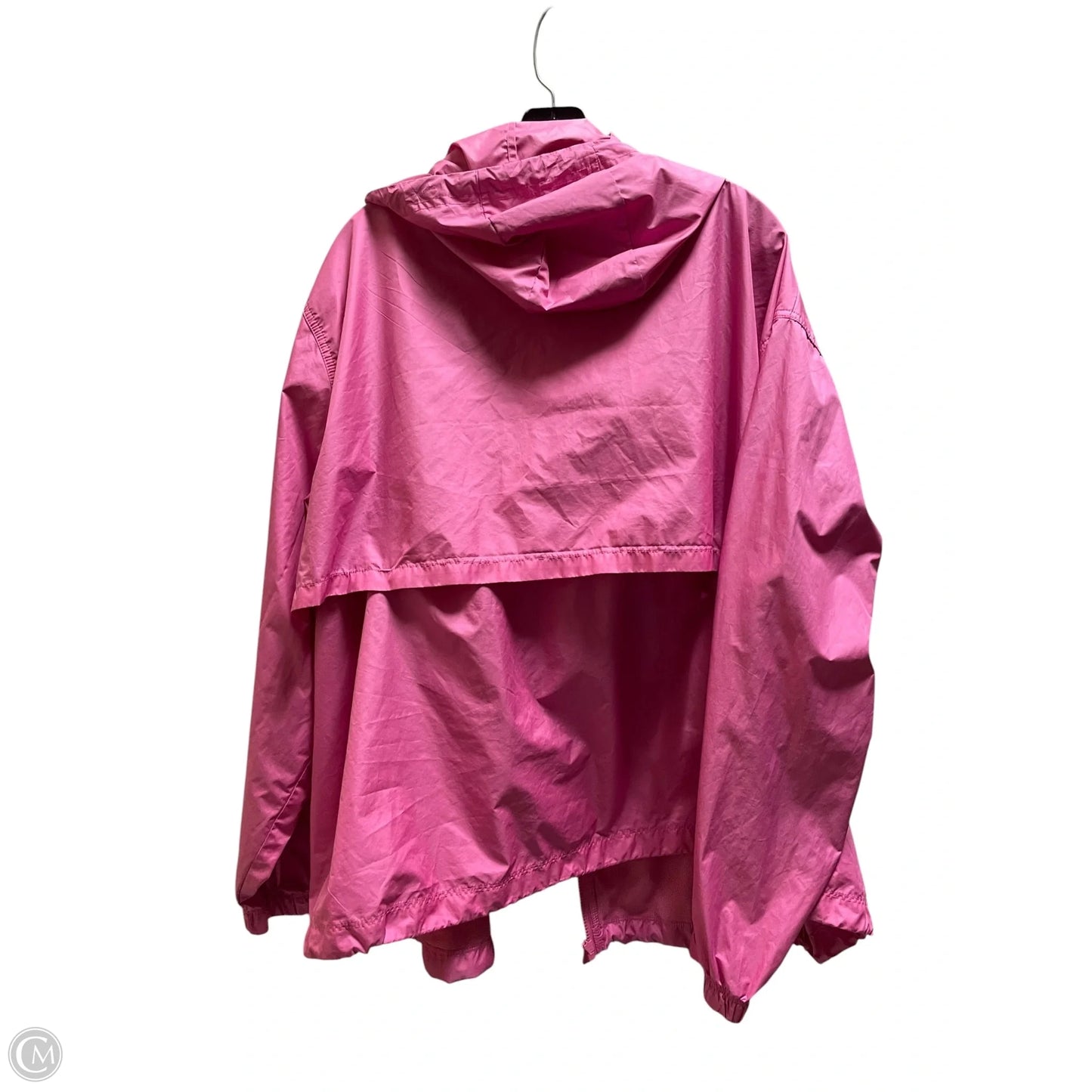 Athletic Jacket By Nike Apparel In Pink, Size: 3x
