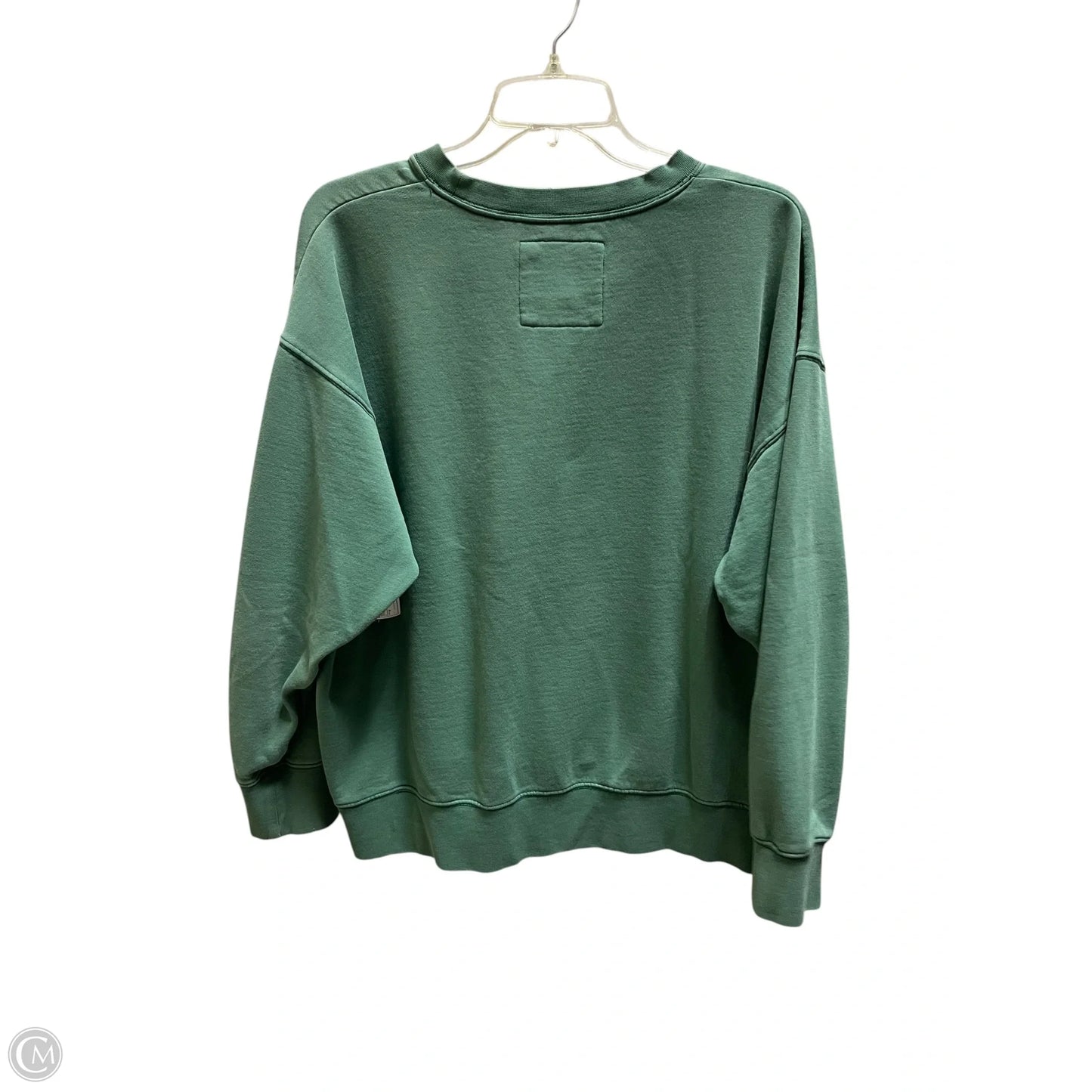 Sweatshirt Crewneck By American Eagle In Green, Size: M