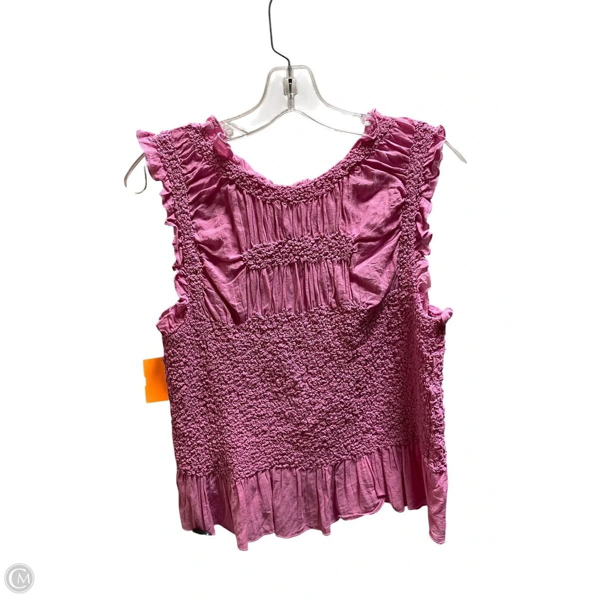 Top Sleeveless By Anthropologie In Pink, Size: S