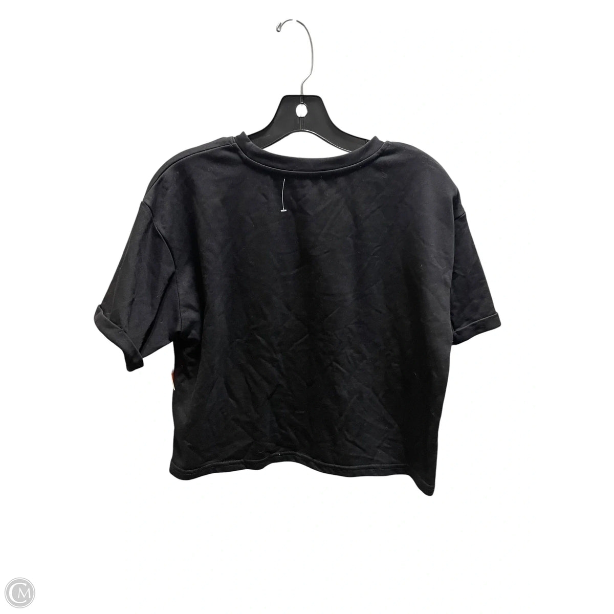 Top Short Sleeve By Le Lis In Black, Size: M