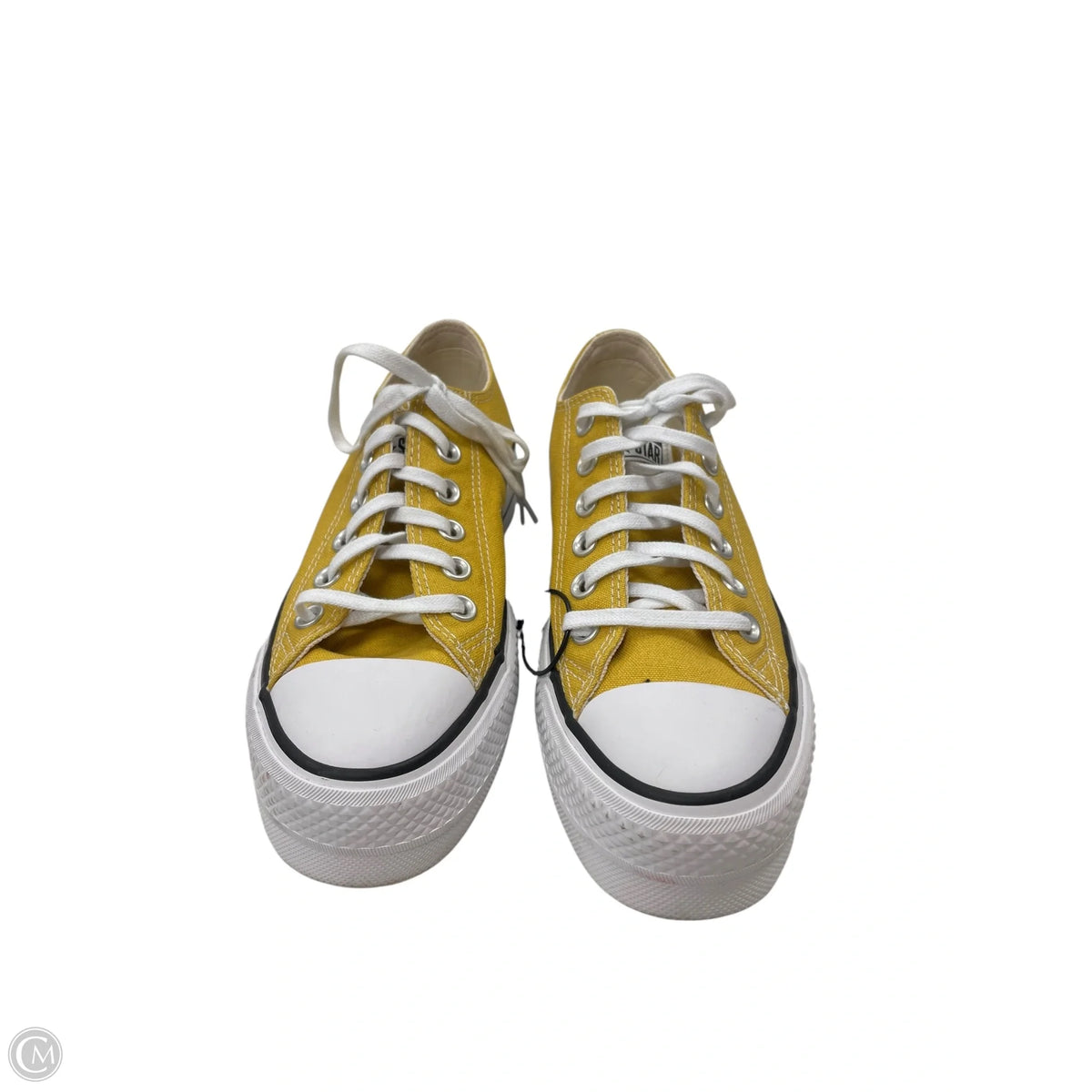 Shoes Sneakers By Converse In Yellow, Size: 6.5