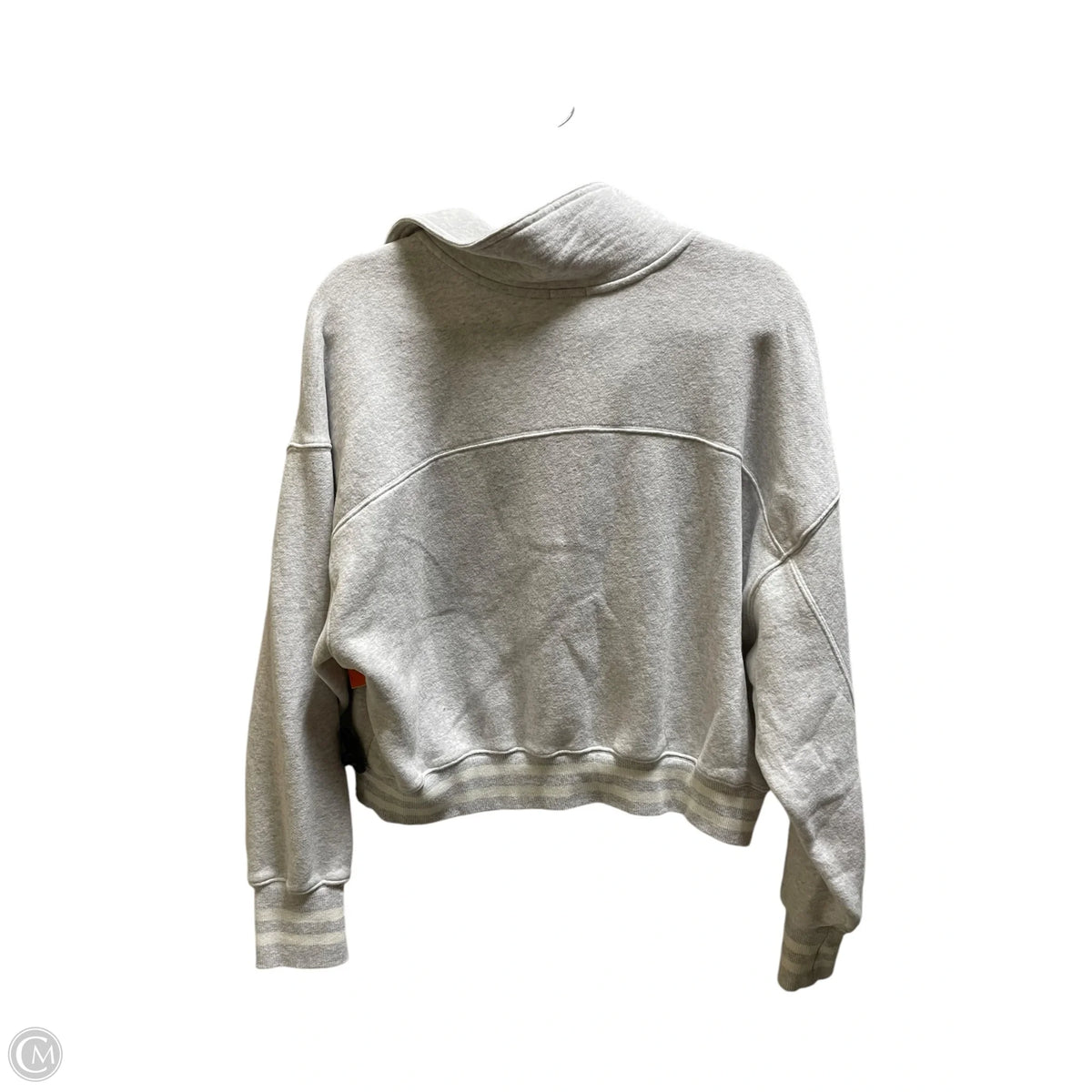 Sweatshirt Collar By Offline In Grey, Size: M