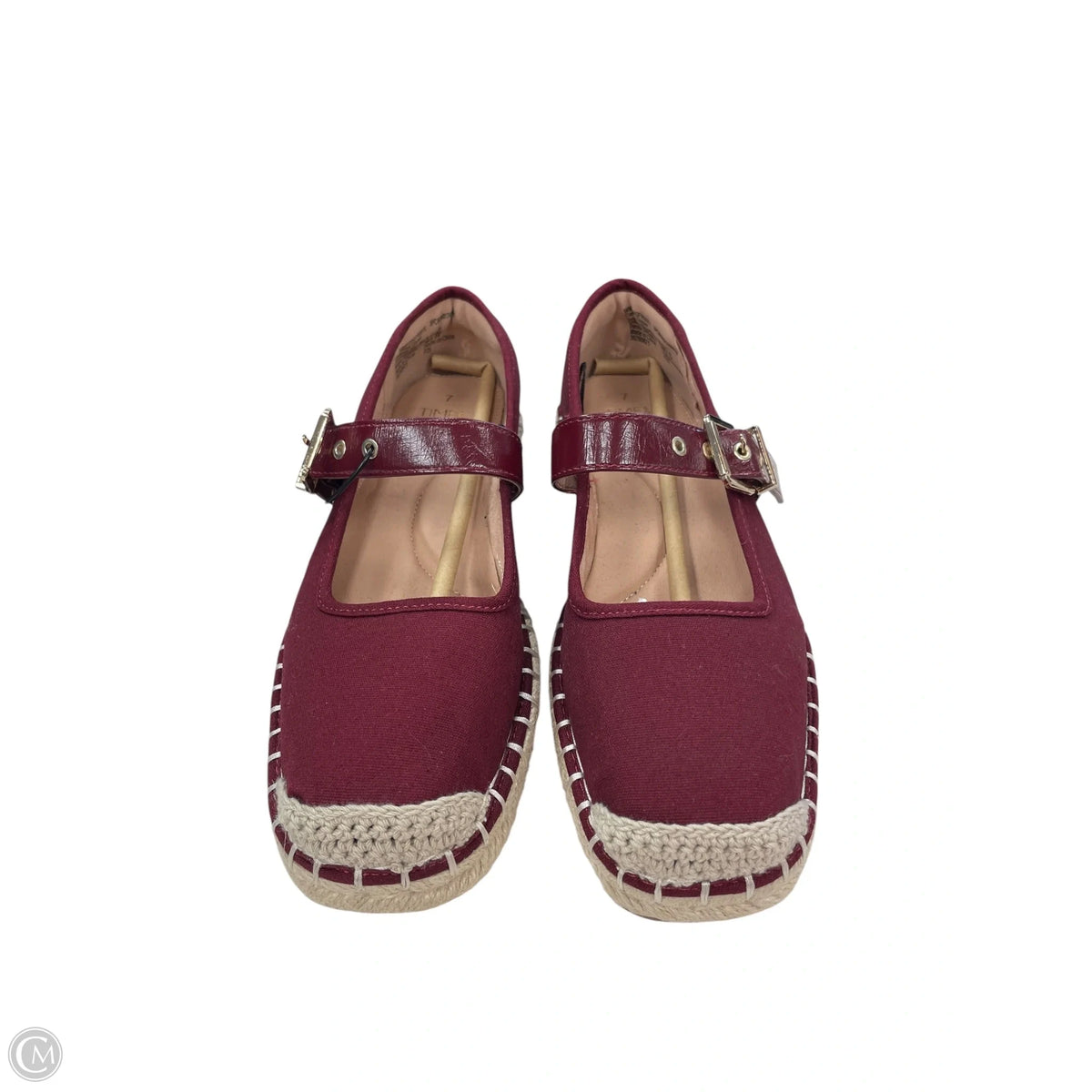 Shoes Flats By Time And Tru In Red, Size: 7