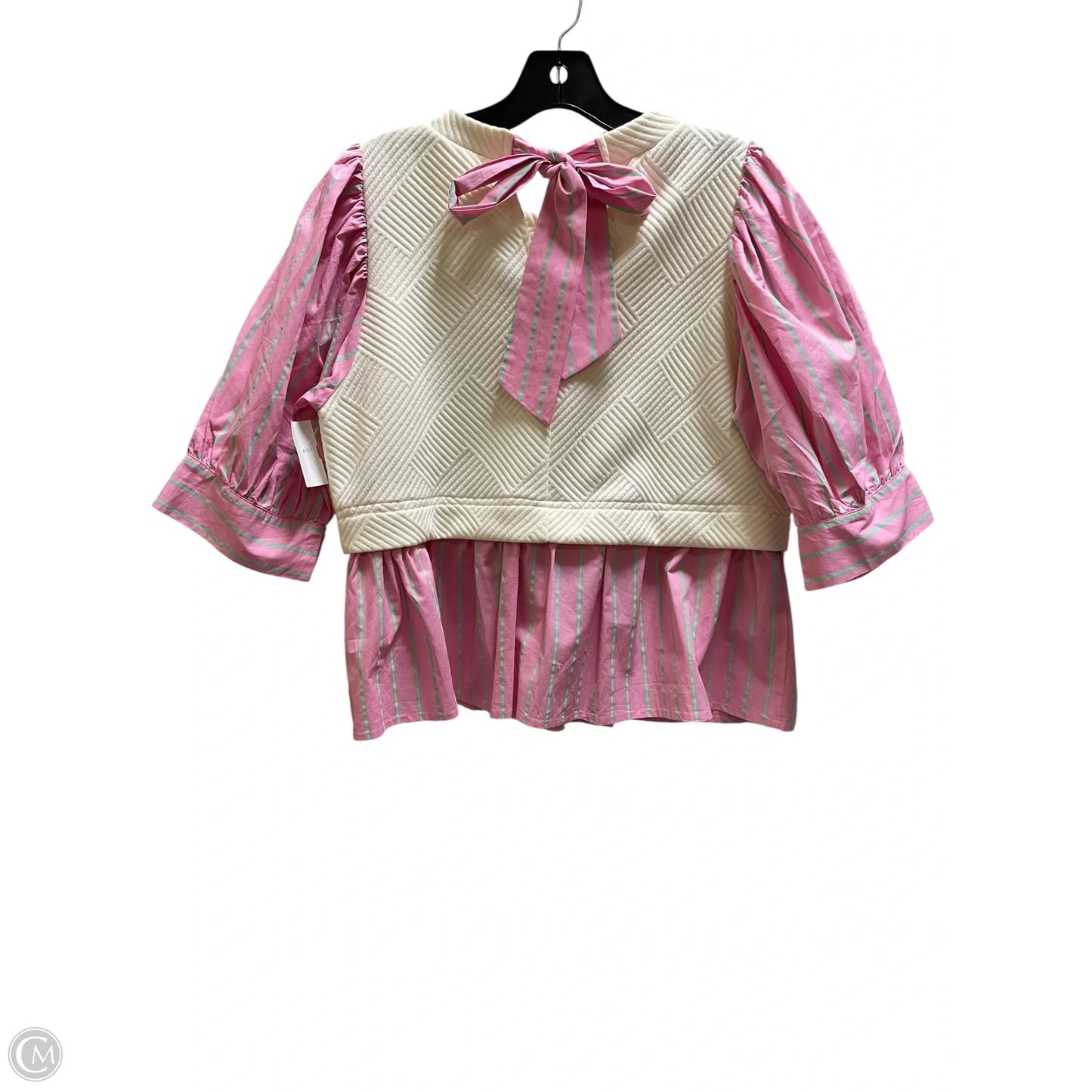 Top Long Sleeve By Entro In Pink, Size: M