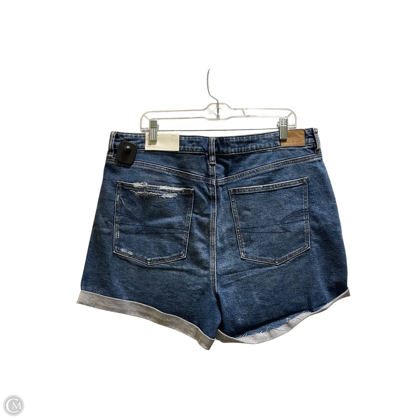 Shorts By American Eagle In Blue Denim, Size: 18