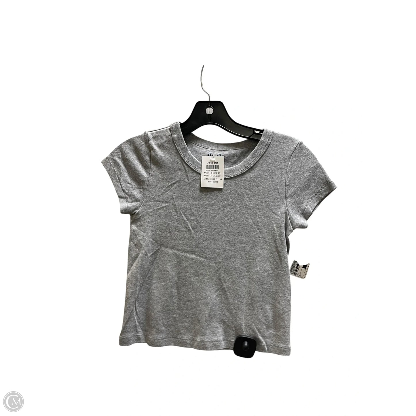 Top Short Sleeve Basic By John Galt In Grey