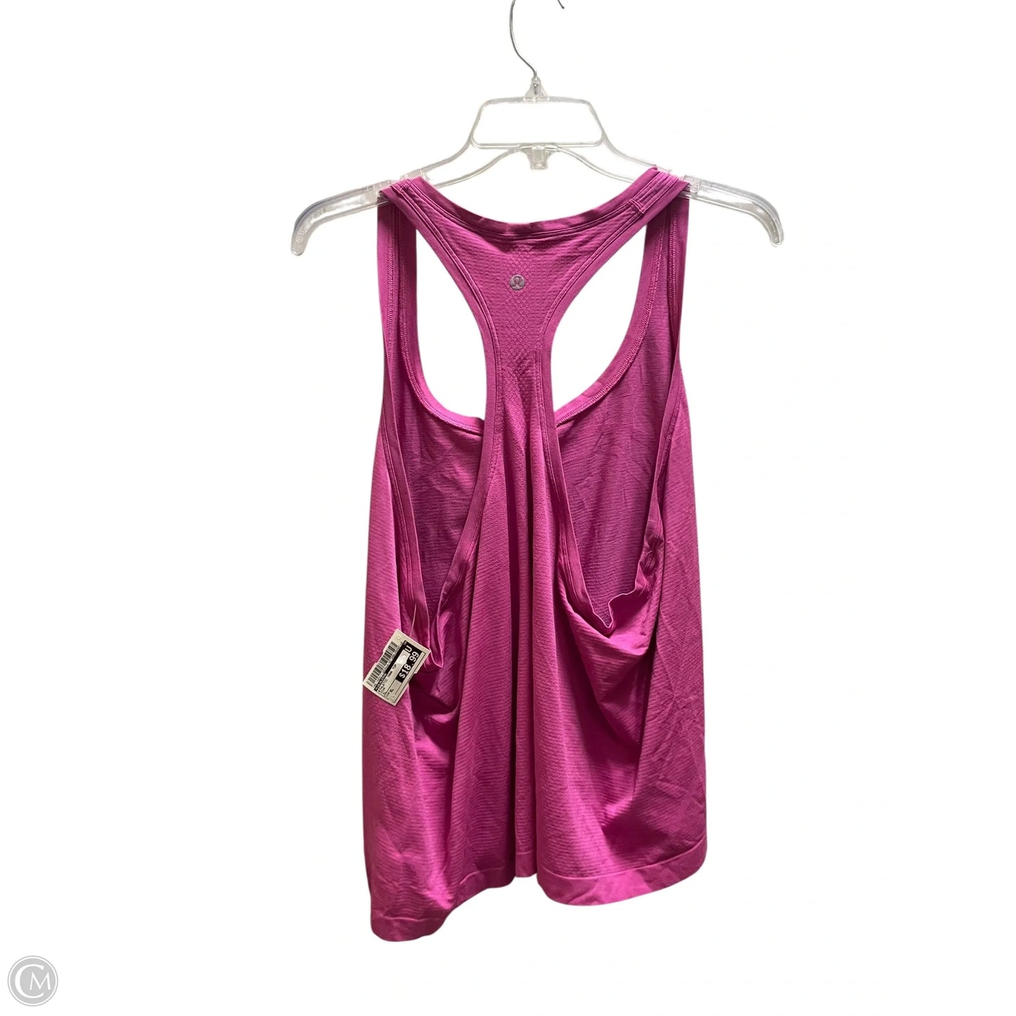 Athletic Tank Top By Lululemon In Pink, Size: Xl