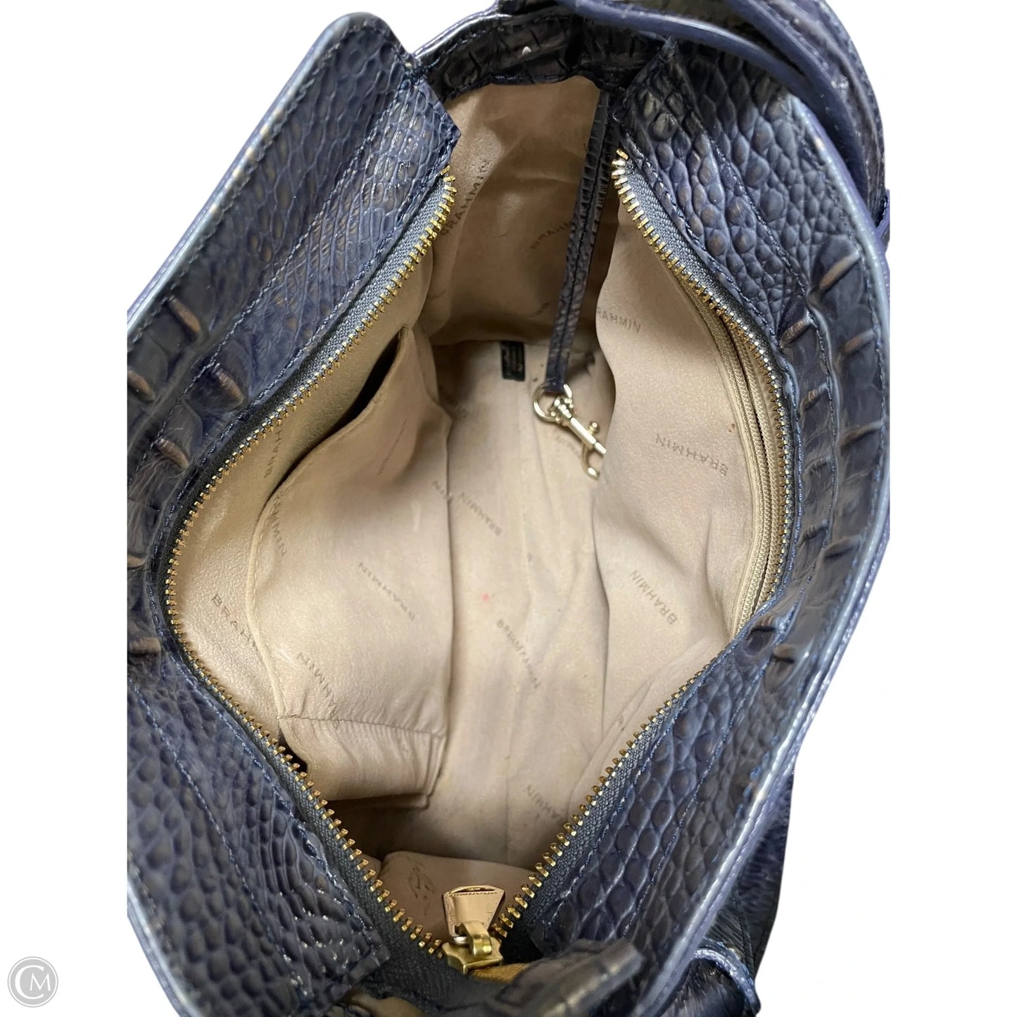 Handbag Designer By Brahmin, Size: Small