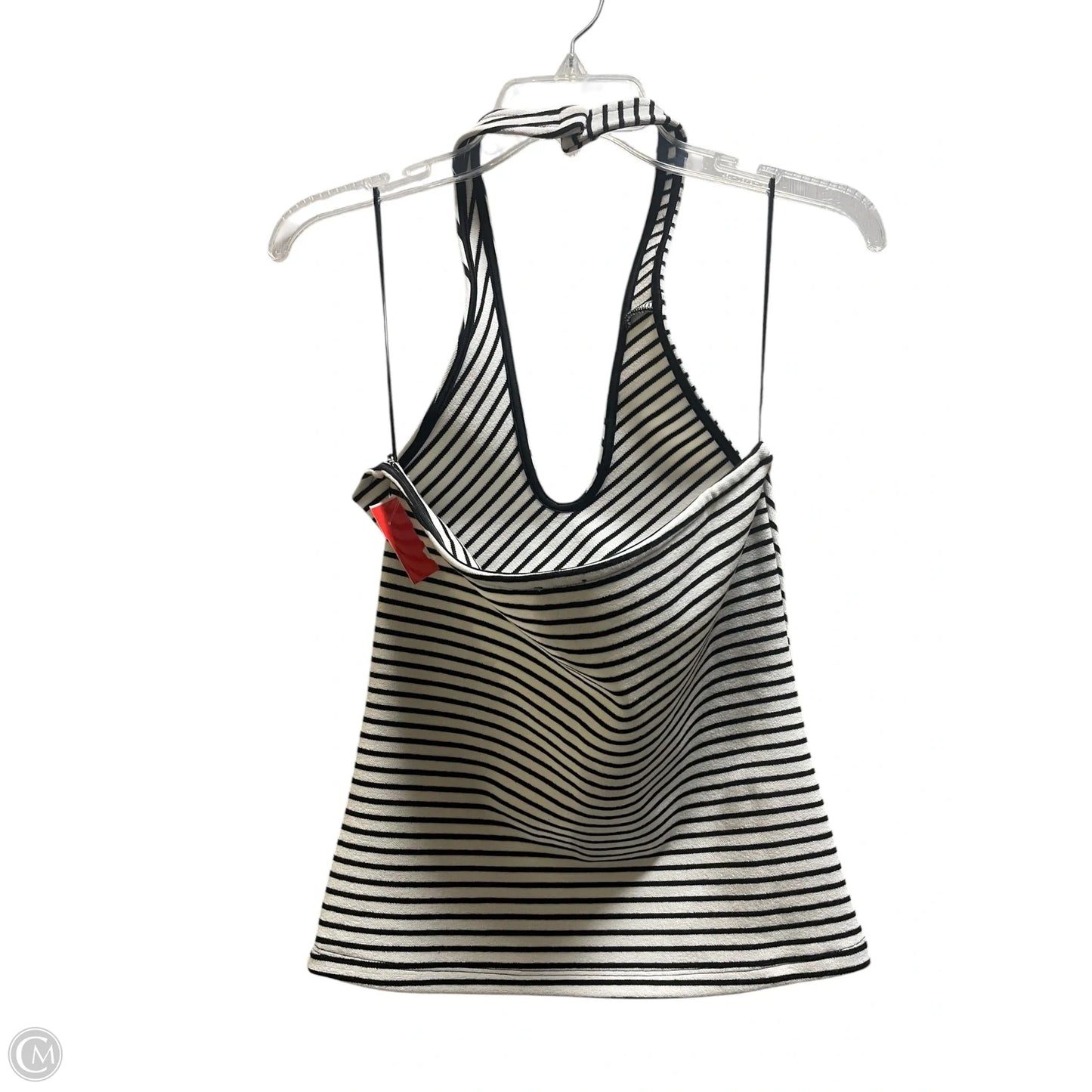 Top Sleeveless By Maeve In Black & White, Size: S