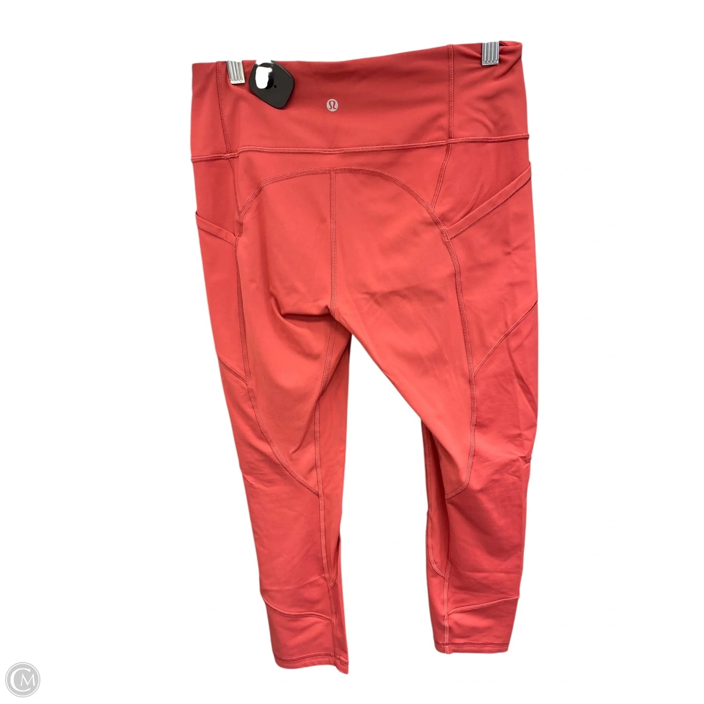 Athletic Leggings By Lululemon In Orange, Size: 10