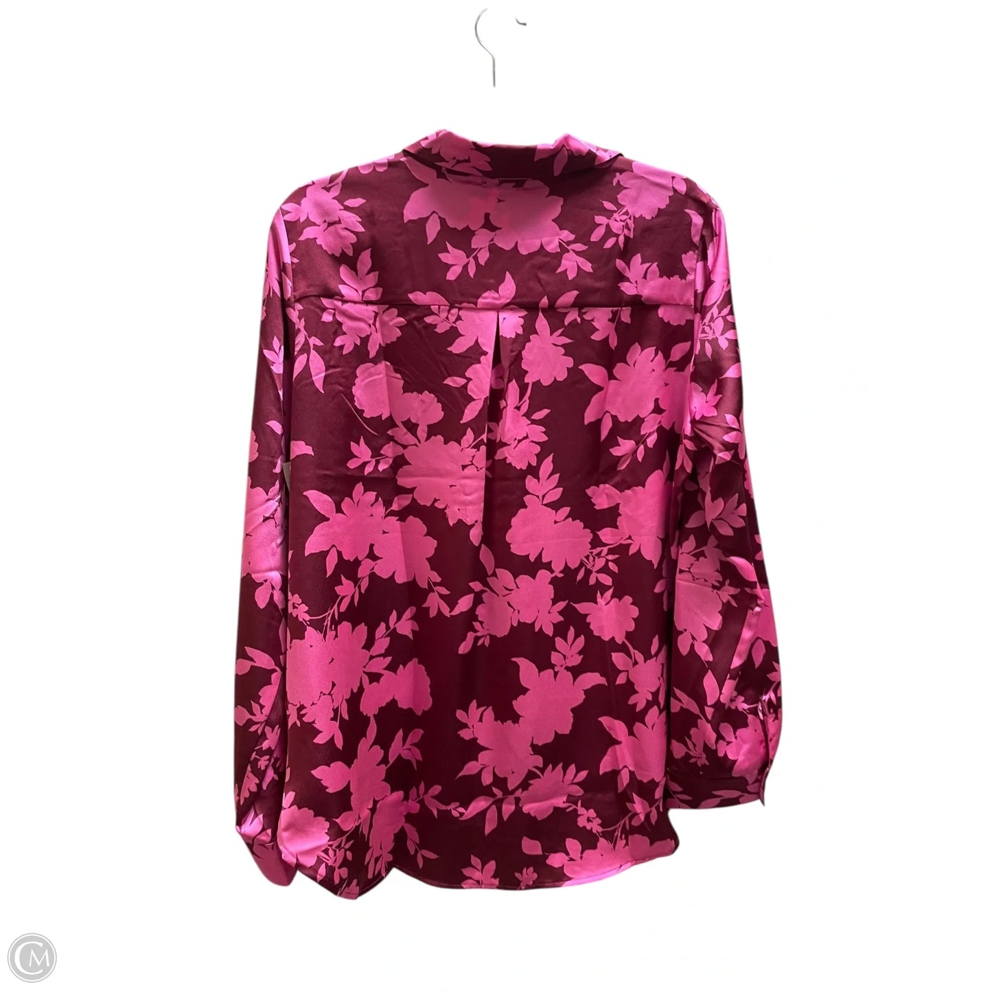 Top Long Sleeve By Pleione In Pink, Size: Xl