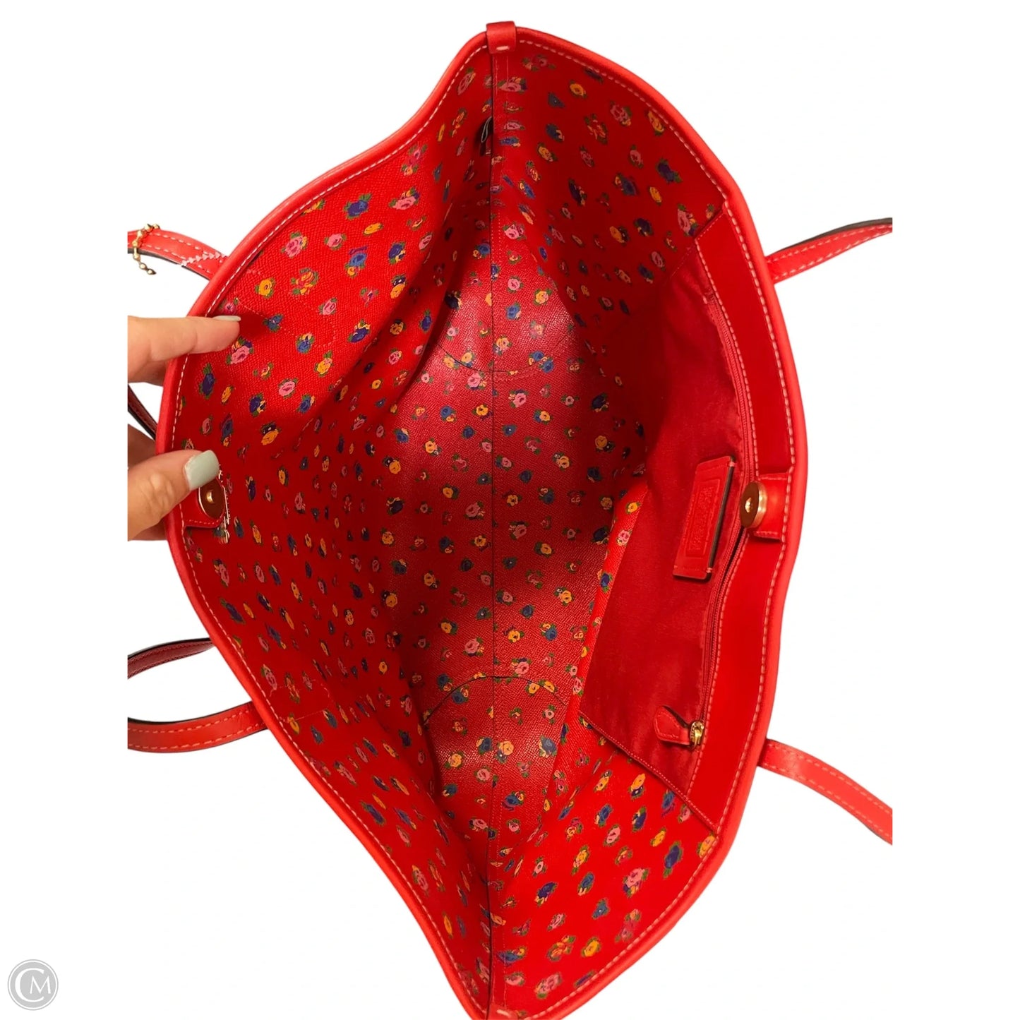 Handbag Designer By Coach, Size: Large