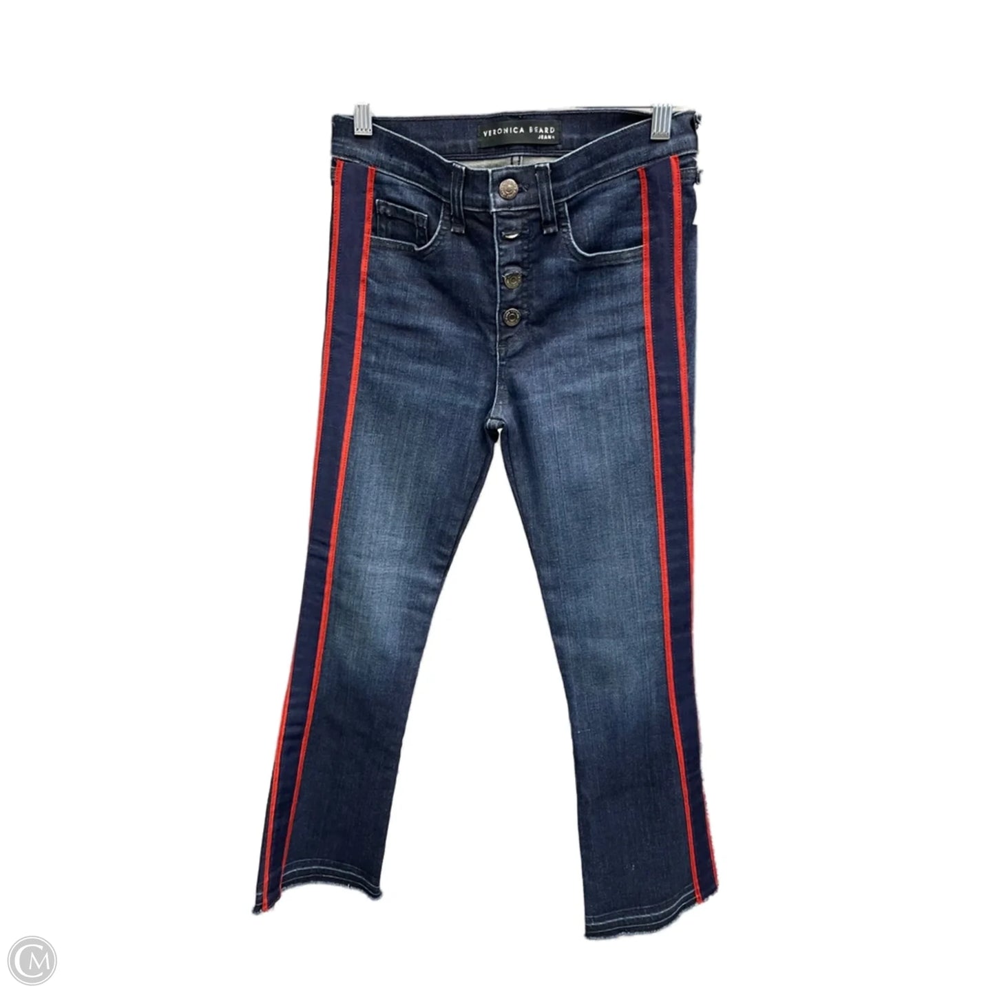 Jeans Skinny By Veronica Beard In Blue Denim, Size: 0