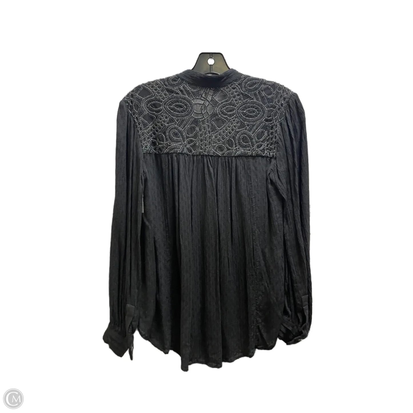 Top Long Sleeve By Free People In Black, Size: Xs