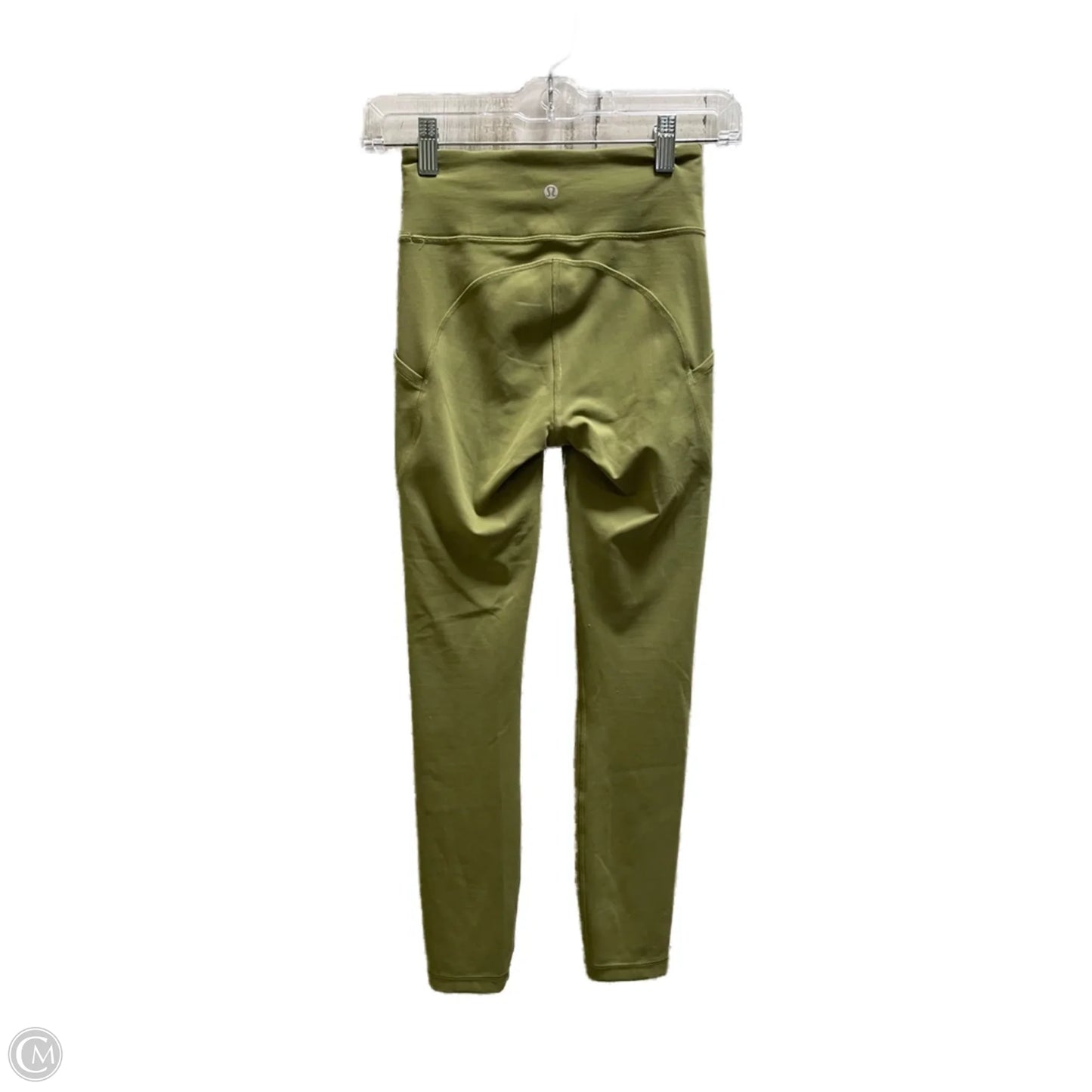 Athletic Leggings By Lululemon In Green, Size: 2