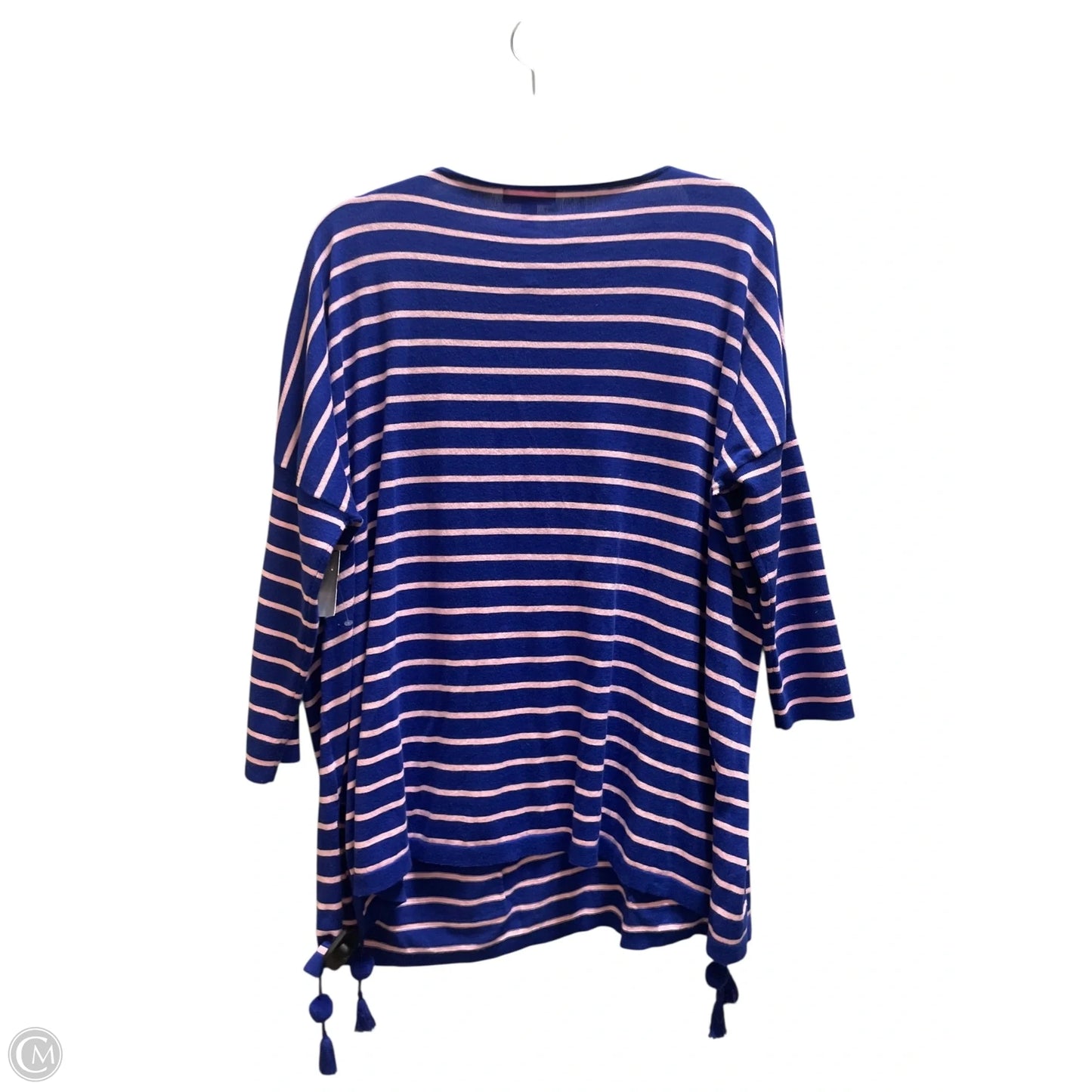 Top Long Sleeve Designer By Lilly Pulitzer In Blue, Size: M