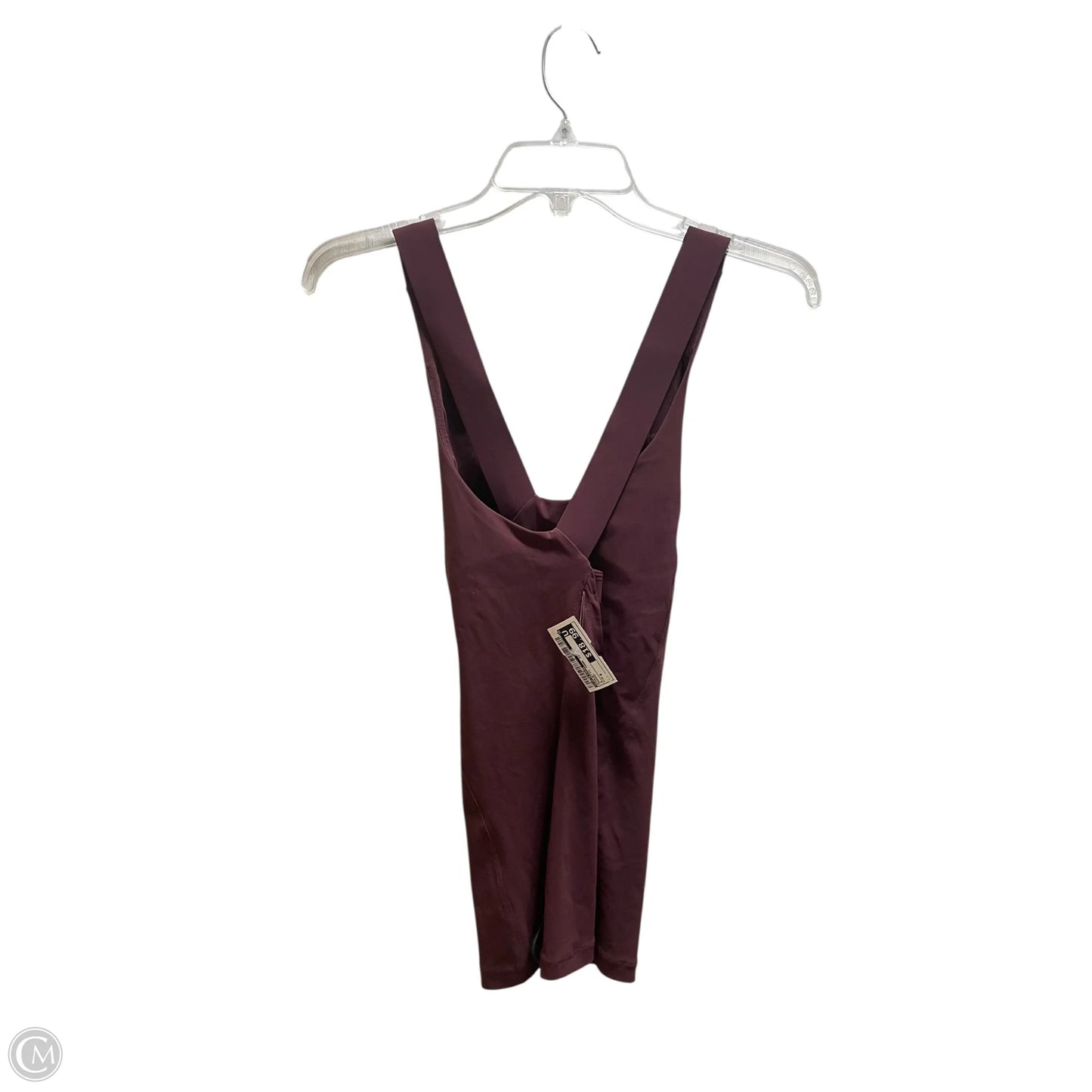 Athletic Tank Top By Lululemon In Maroon, Size: 4