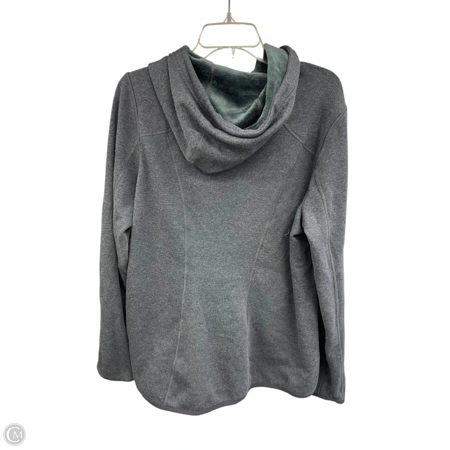 Athletic Jacket By Athleta In Grey, Size: Xl
