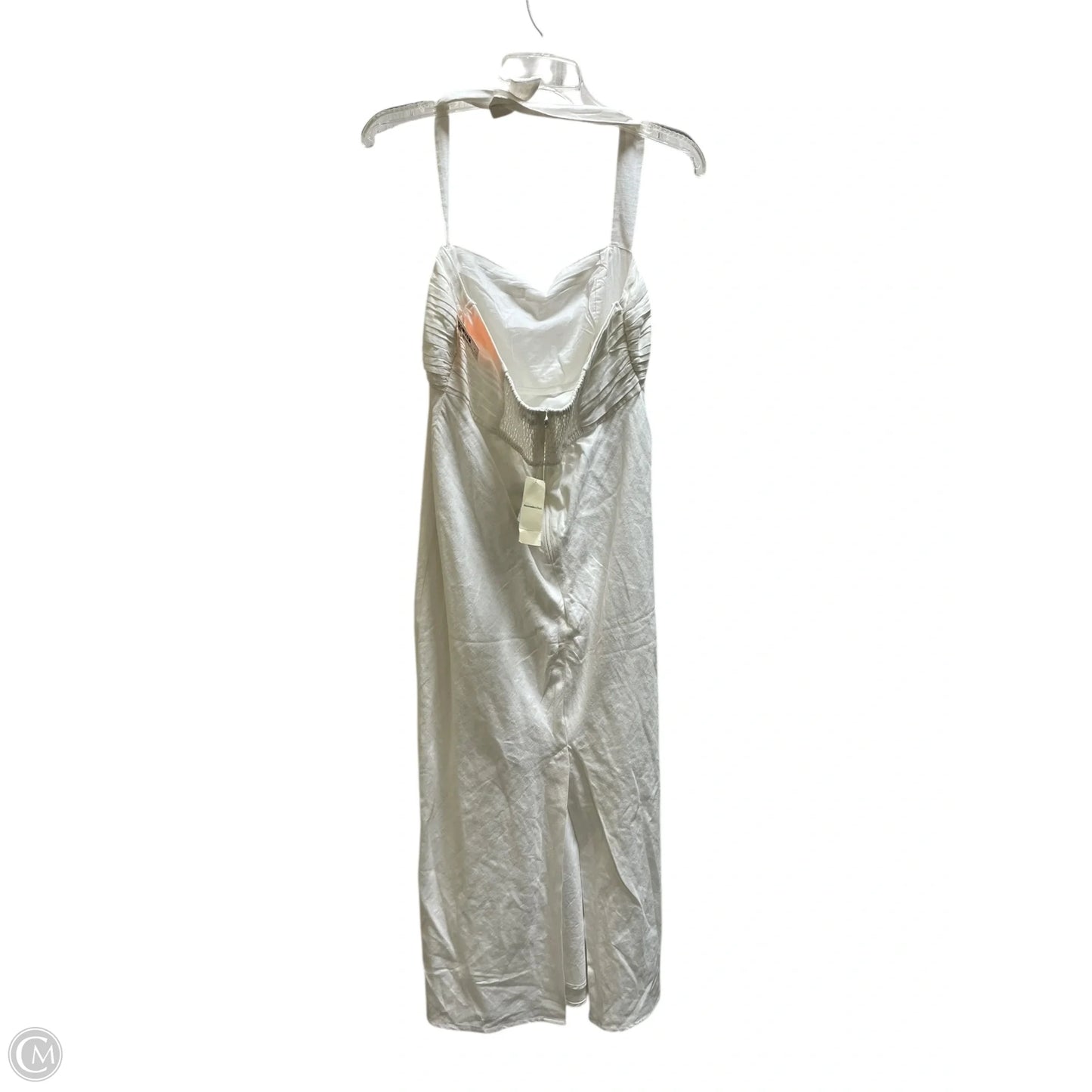Dress Casual Midi By Abercrombie And Fitch In White, Size: M