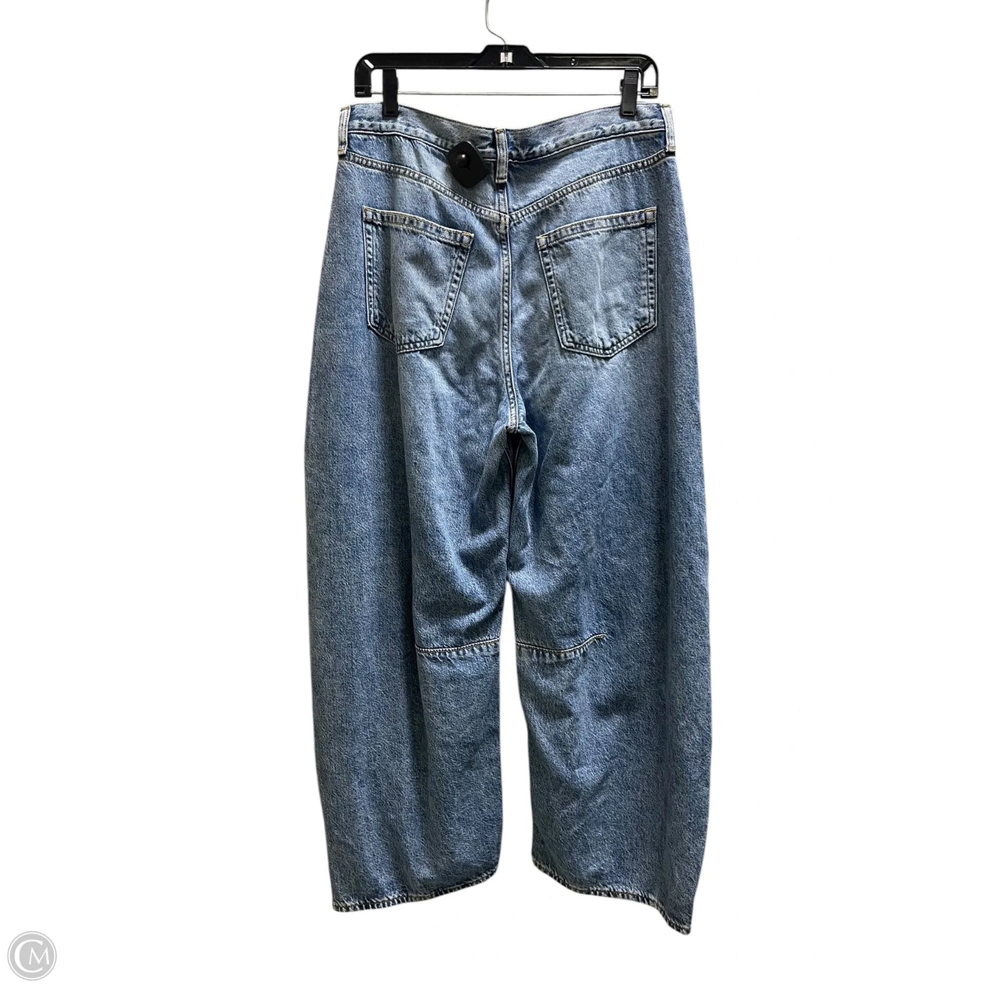 Jeans Wide Leg By Gap In Blue Denim, Size: 8