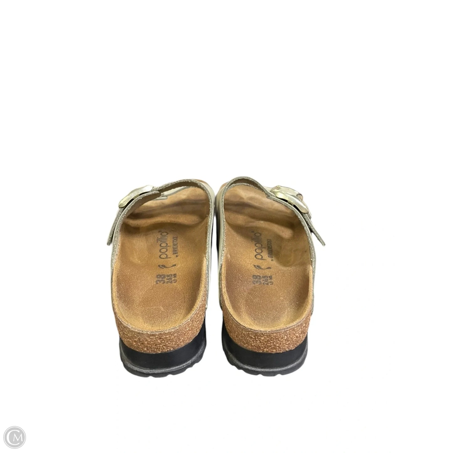 Sandals Flats By Birkenstock In Green, Size: 7