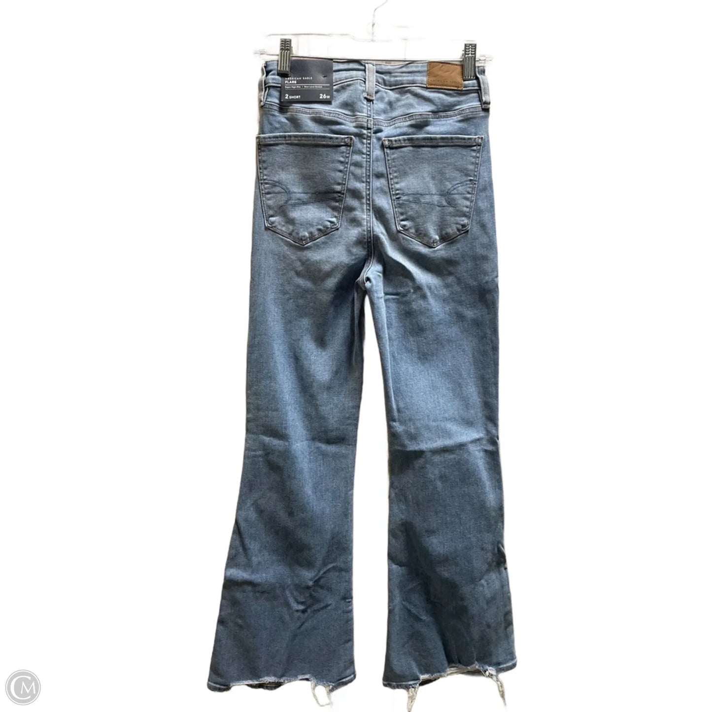 Jeans Flared By American Eagle In Blue Denim, Size: 2