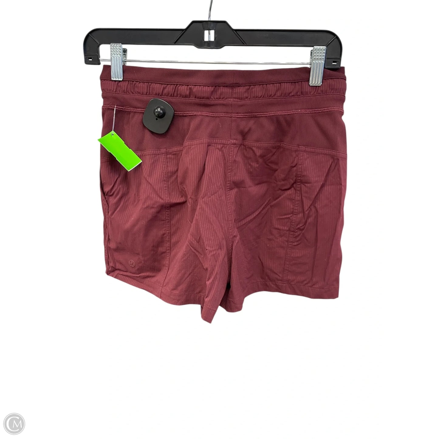 Athletic Shorts By Lululemon In Maroon, Size: 4