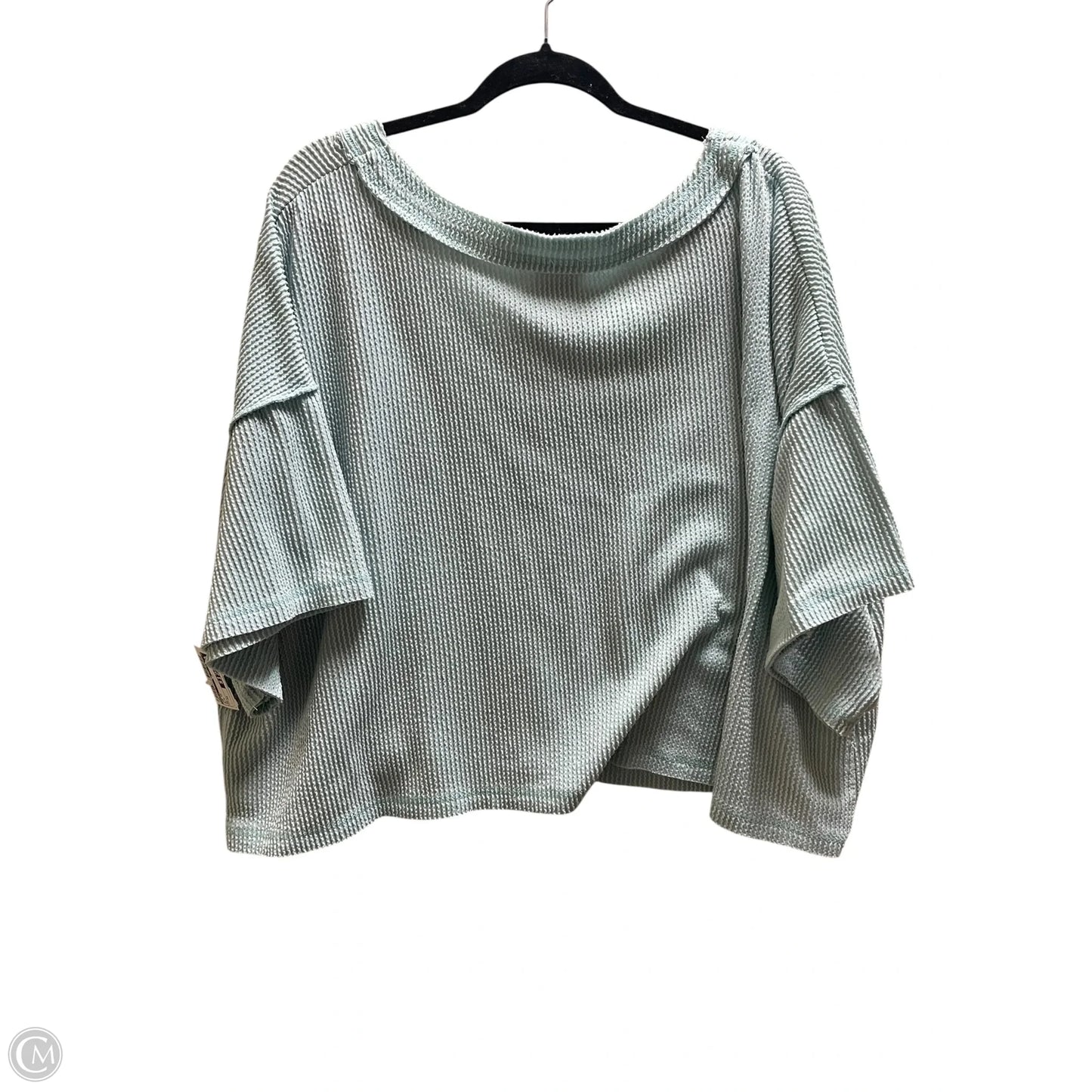 Top Short Sleeve By Arula In Blue, Size: 3x