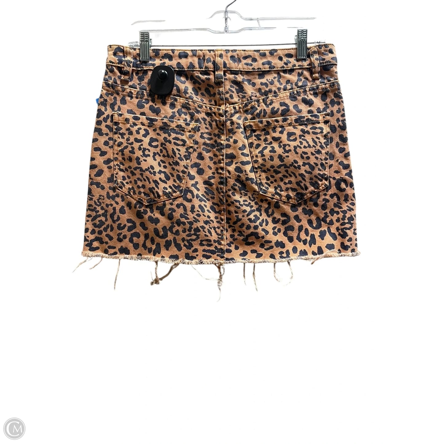 Skirt Mini & Short By Free People In Animal Print, Size: 8