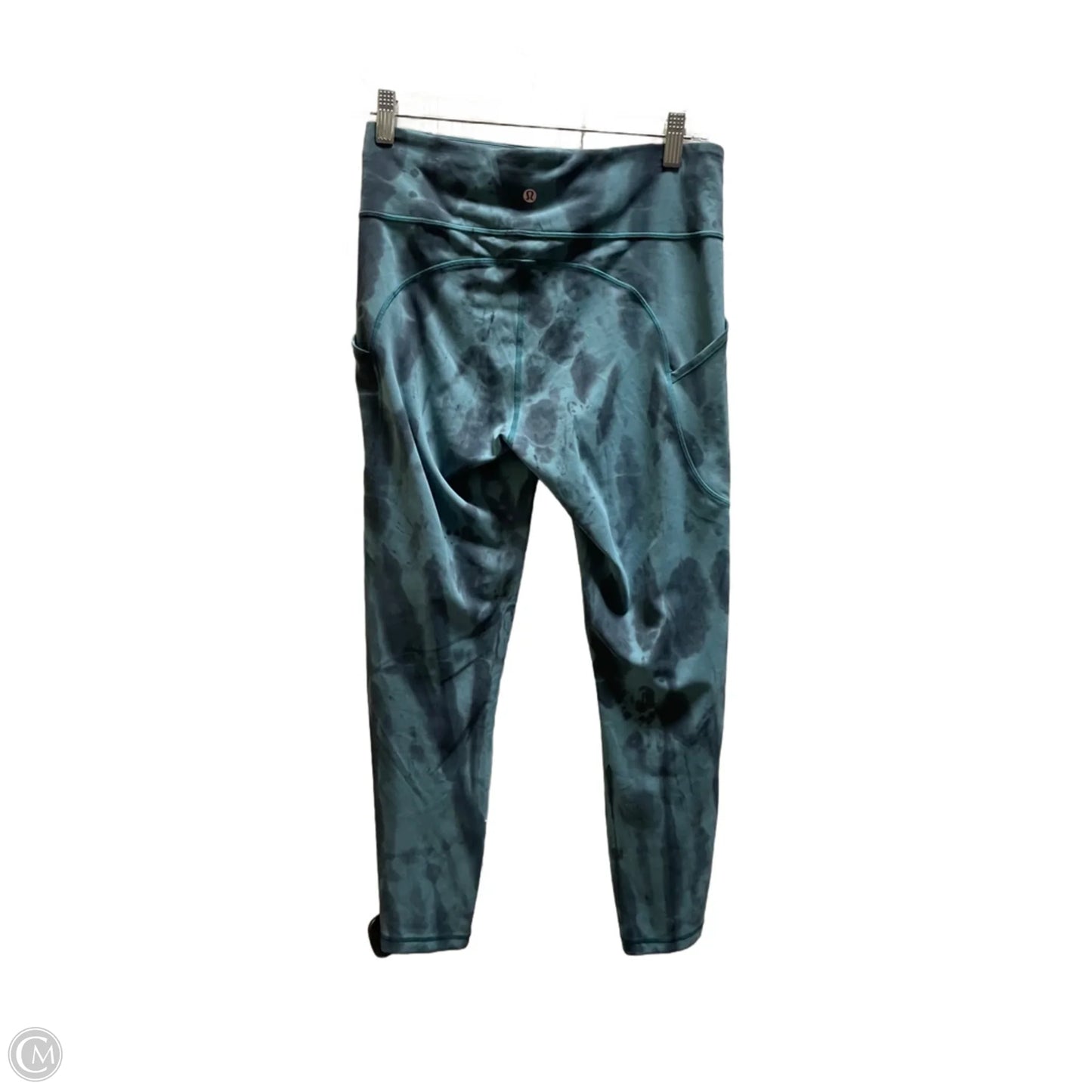 Athletic Leggings By Lululemon In Blue, Size: 8