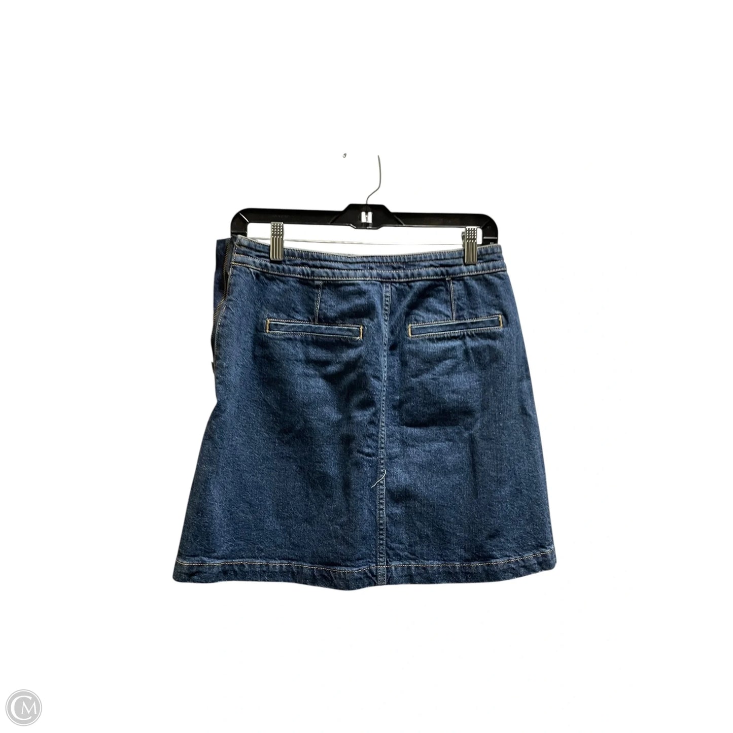 Skirt Mini & Short By Loft In Blue Denim, Size: 0
